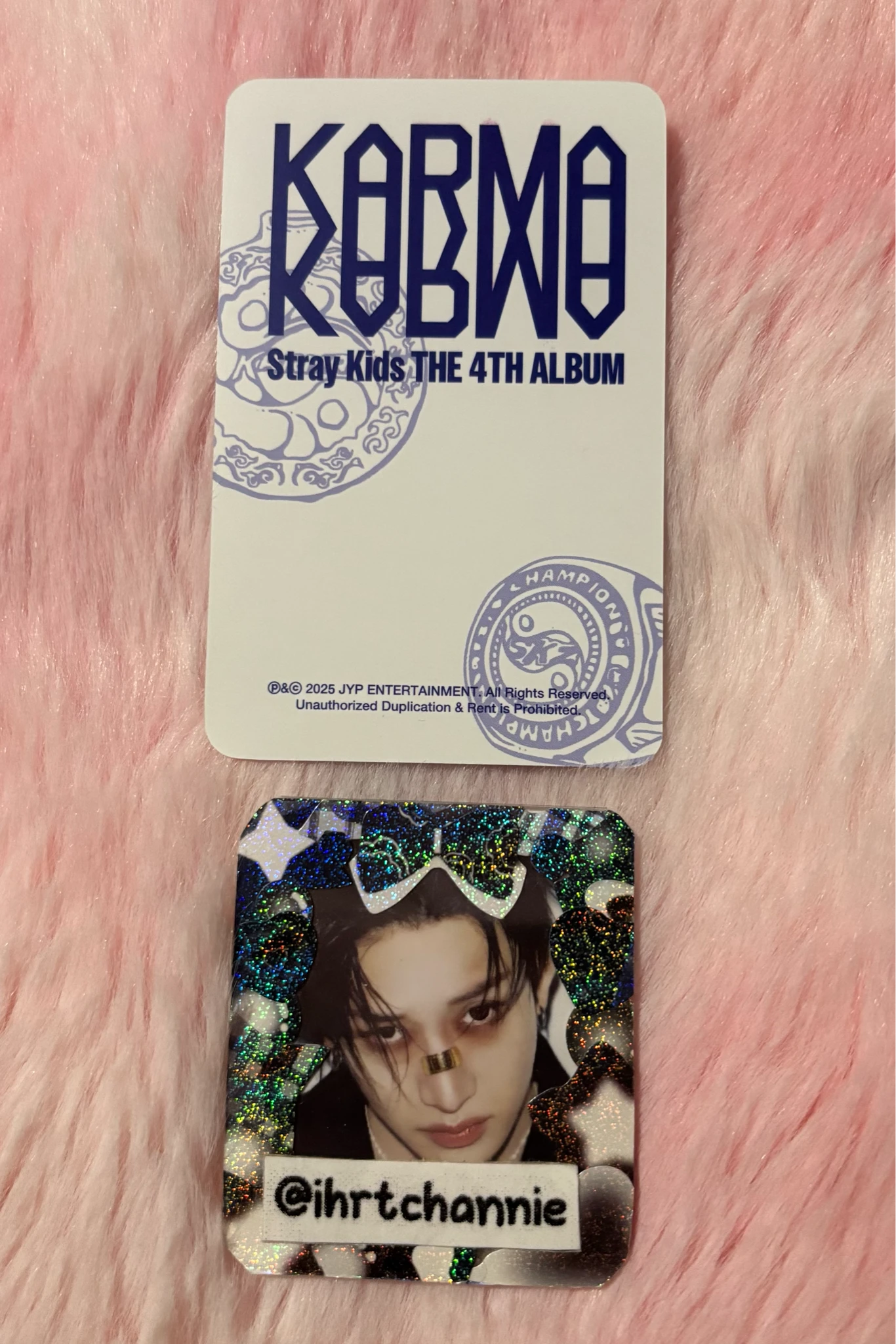 Stray Kids Bang Chan Stray Kids - Bang Chan - KARMA Album fansign soundwave video call/fancall listing photo 2