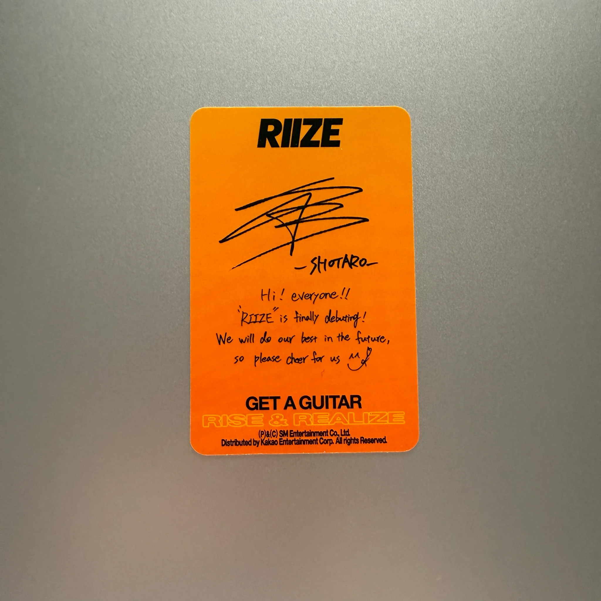 RIIZE  Shotaro RIIZE  - Shotaro - Get A Guitar Album walmart listing photo 2