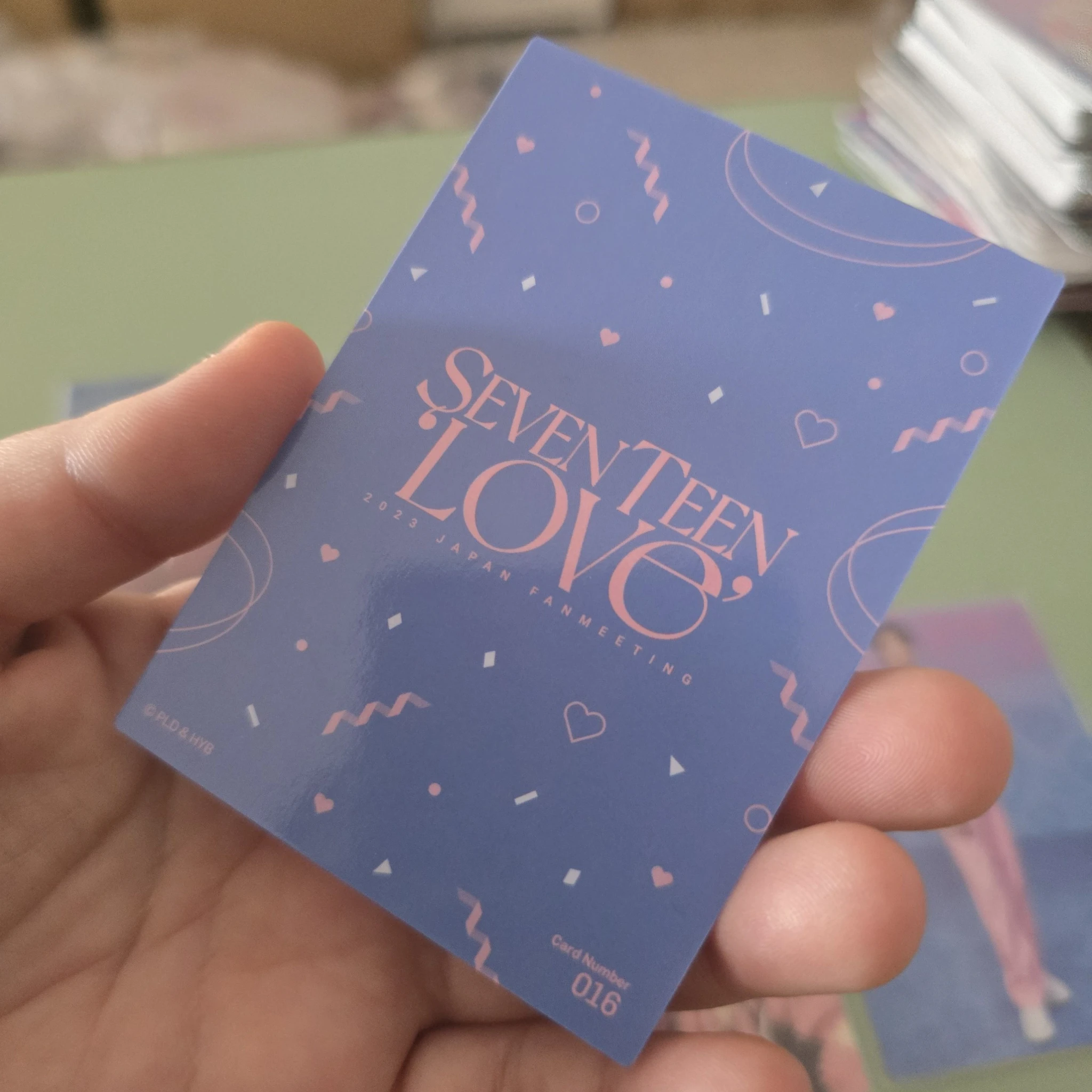 SEVENTEEN Joshua SEVENTEEN - Joshua - 2023 JAPAN FANMEETING [LOVE] Event trading card listing photo 2
