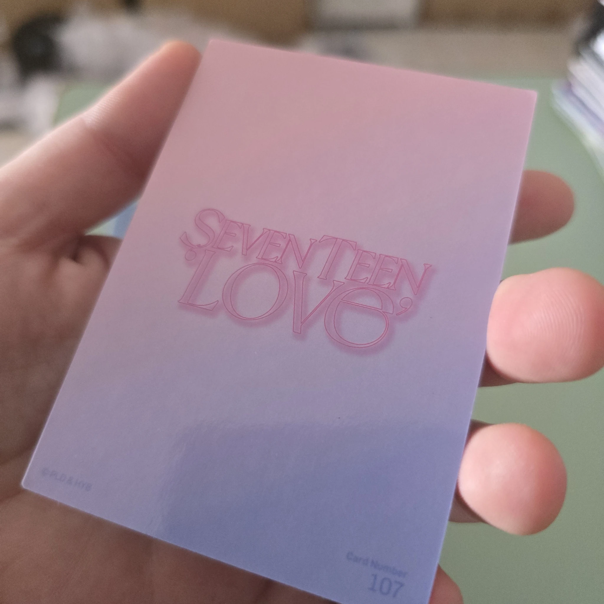 SEVENTEEN Joshua SEVENTEEN - Joshua - 2023 JAPAN FANMEETING [LOVE] Event trading card listing photo 2
