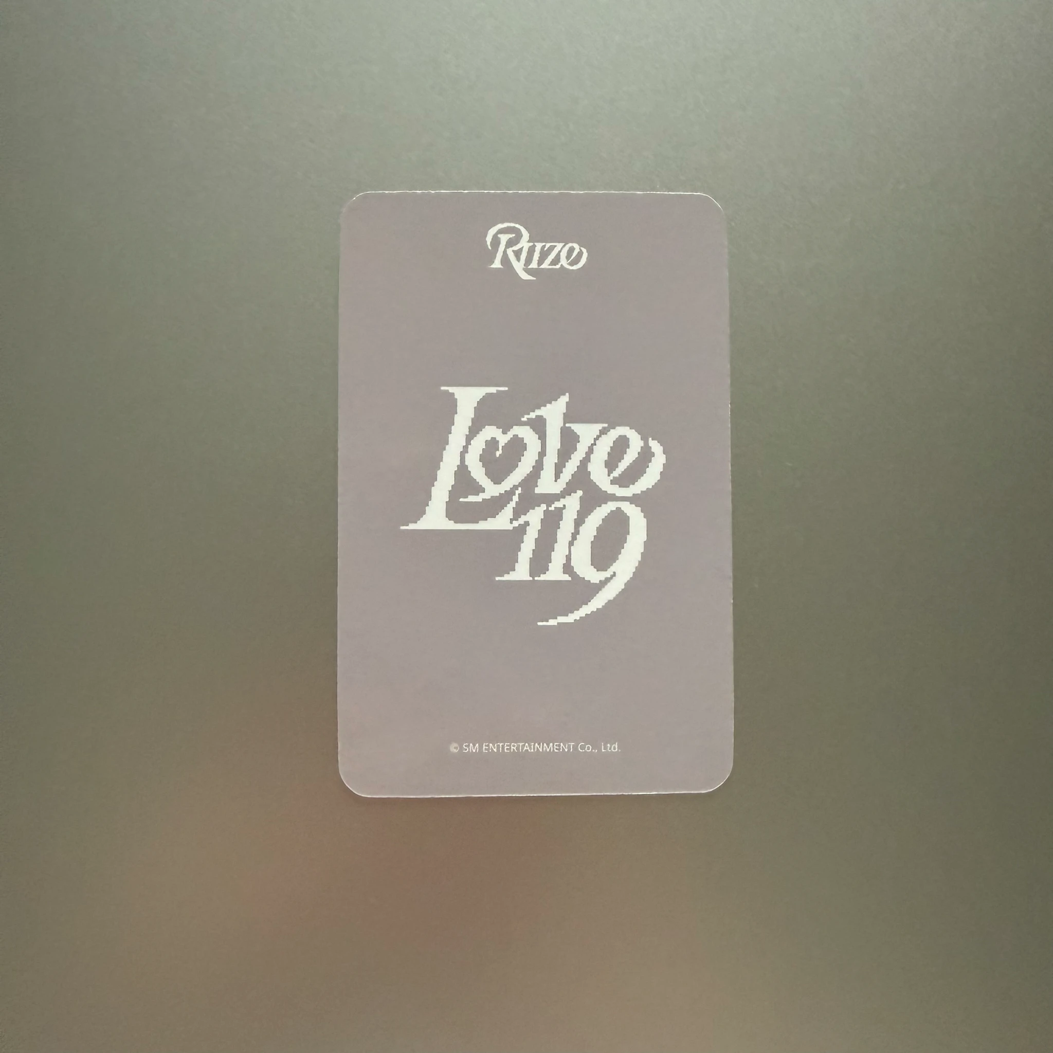RIIZE  Shotaro RIIZE  - Shotaro - Love 119 Album apple music lucky draw (LD) purchase benefit listing photo 2