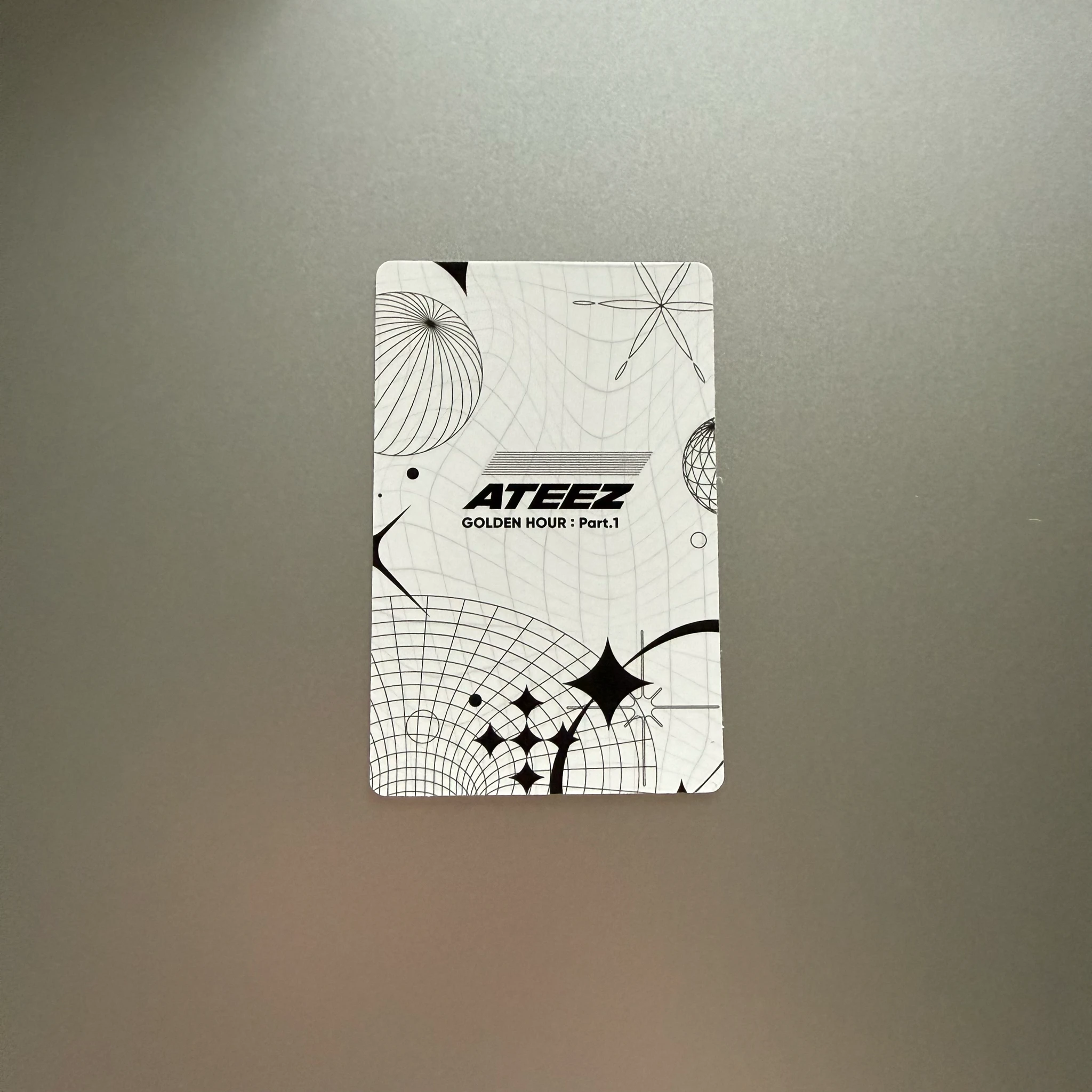 ATEEZ Wooyoung ATEEZ - Wooyoung - Golden Hour : Part.1 Album album photocard europe (EU) exclusive look up version hello82 exclusive listing photo 2
