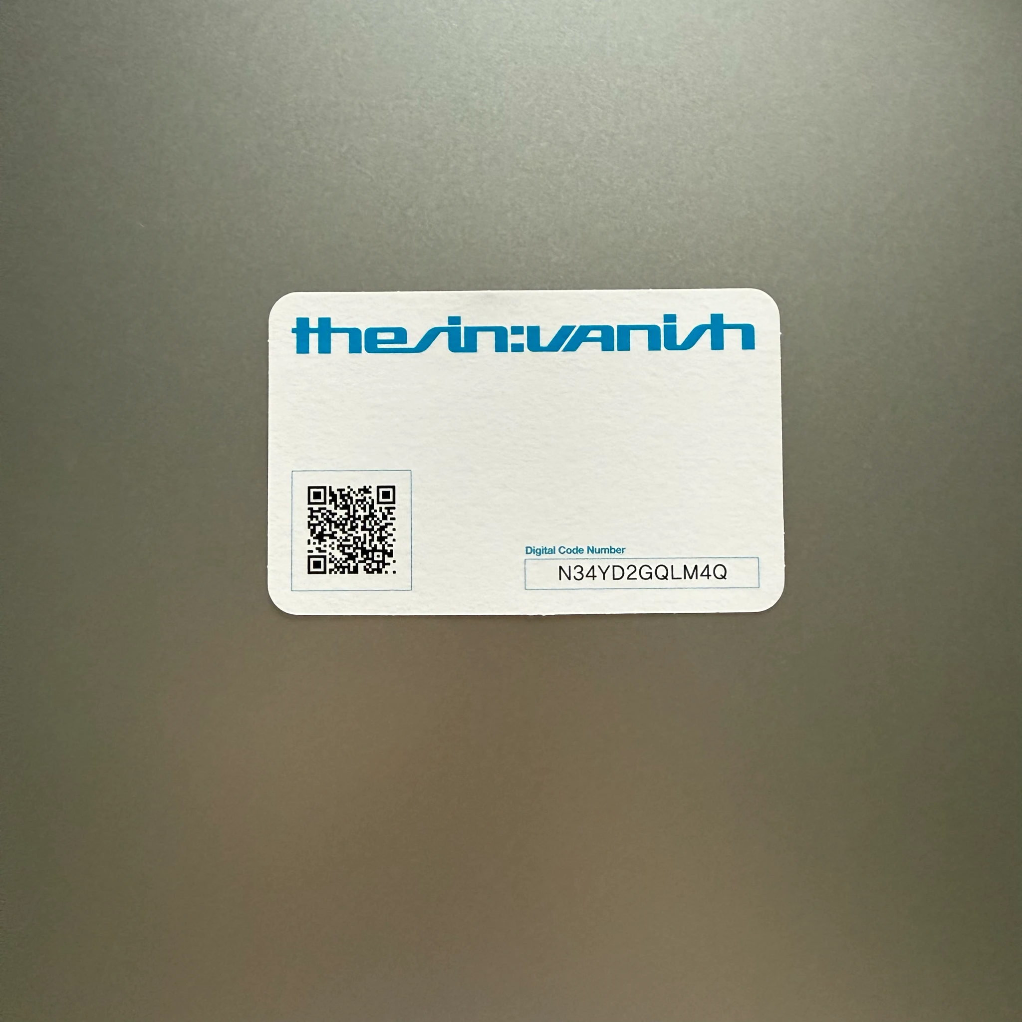 ENHYPEN ENHYPEN - THE SIN: VANISH Album qr card weverse album version korean album album photocard listing photo 2