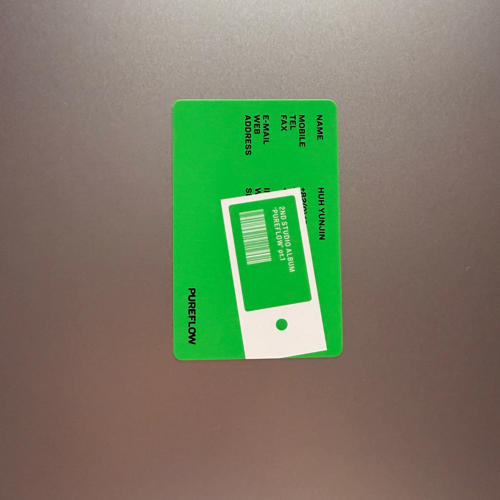 LE SSERAFIM Huh Yunjin LE SSERAFIM - Huh Yunjin - PUREFLOW pt.1 Album album photocard photocard set weverse album version A version listing photo 2