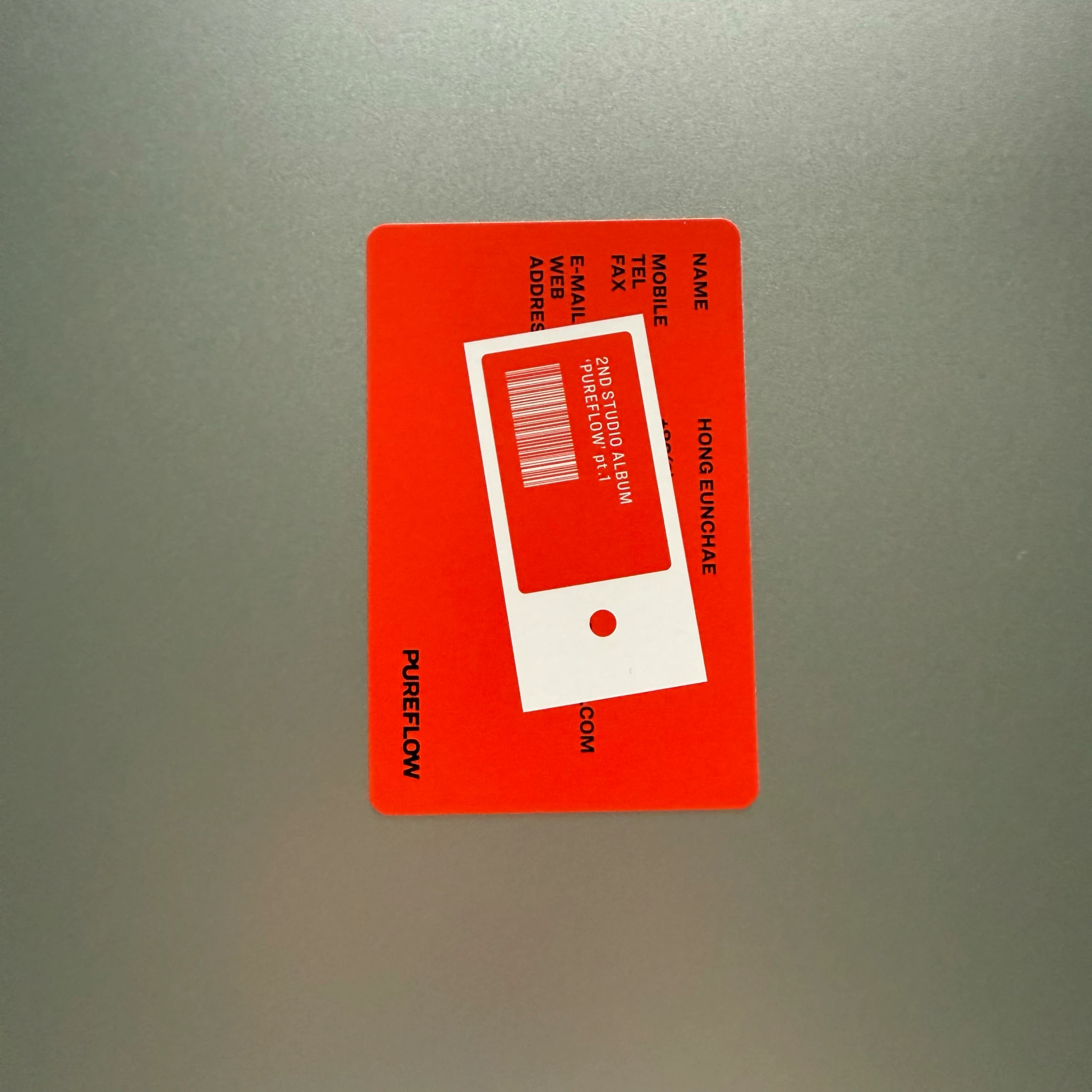 LE SSERAFIM Hong Eunchae LE SSERAFIM - Hong Eunchae - PUREFLOW pt.1 Album album photocard photocard set weverse album version A version listing photo 2