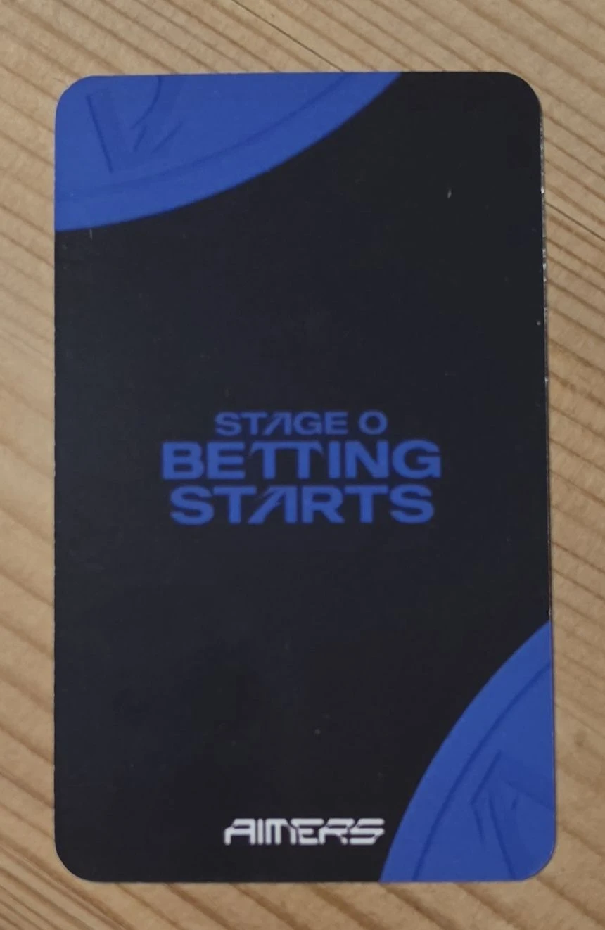 AIMERS Seunghyun  AIMERS - Seunghyun  - Stage 0. Betting Starts Album album photocard listing photo 2