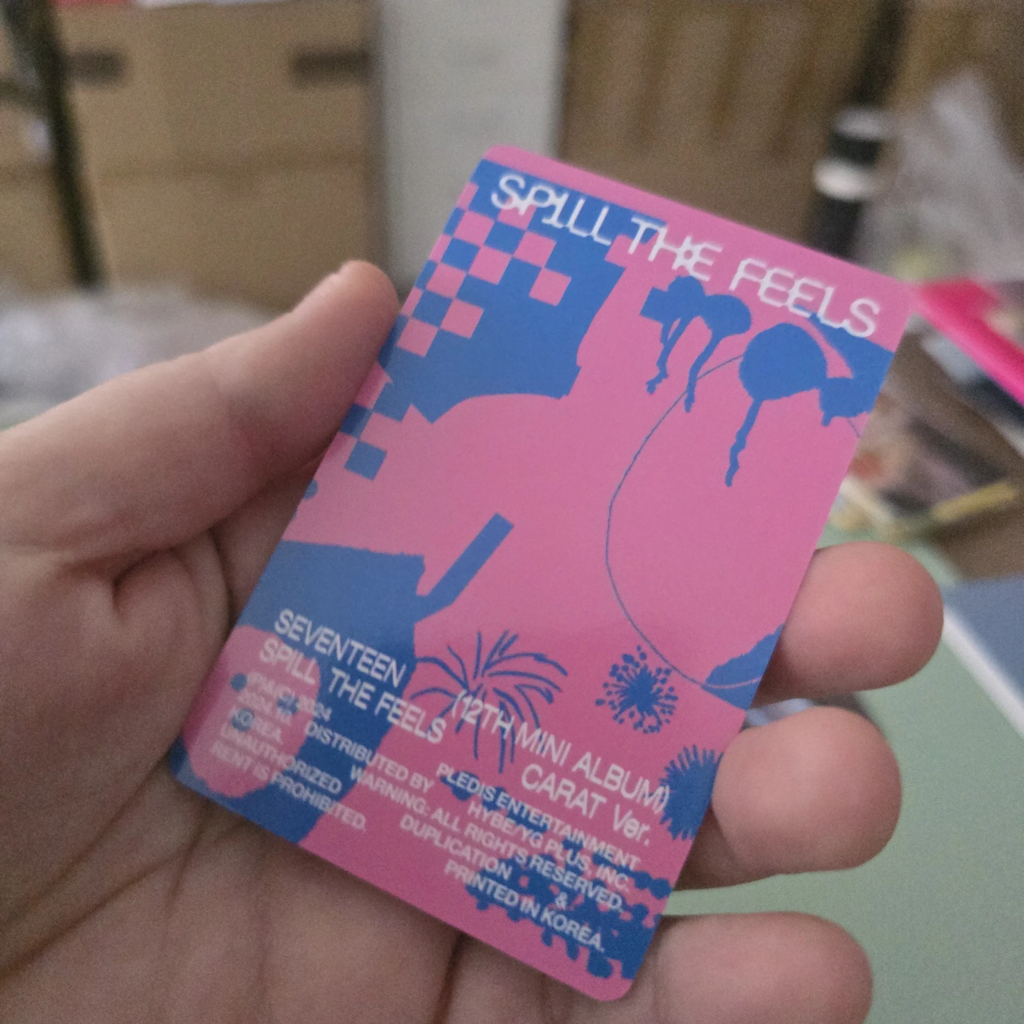 SEVENTEEN Jun SEVENTEEN - Jun - Spill the Feels Album photocard set carat version listing photo 2
