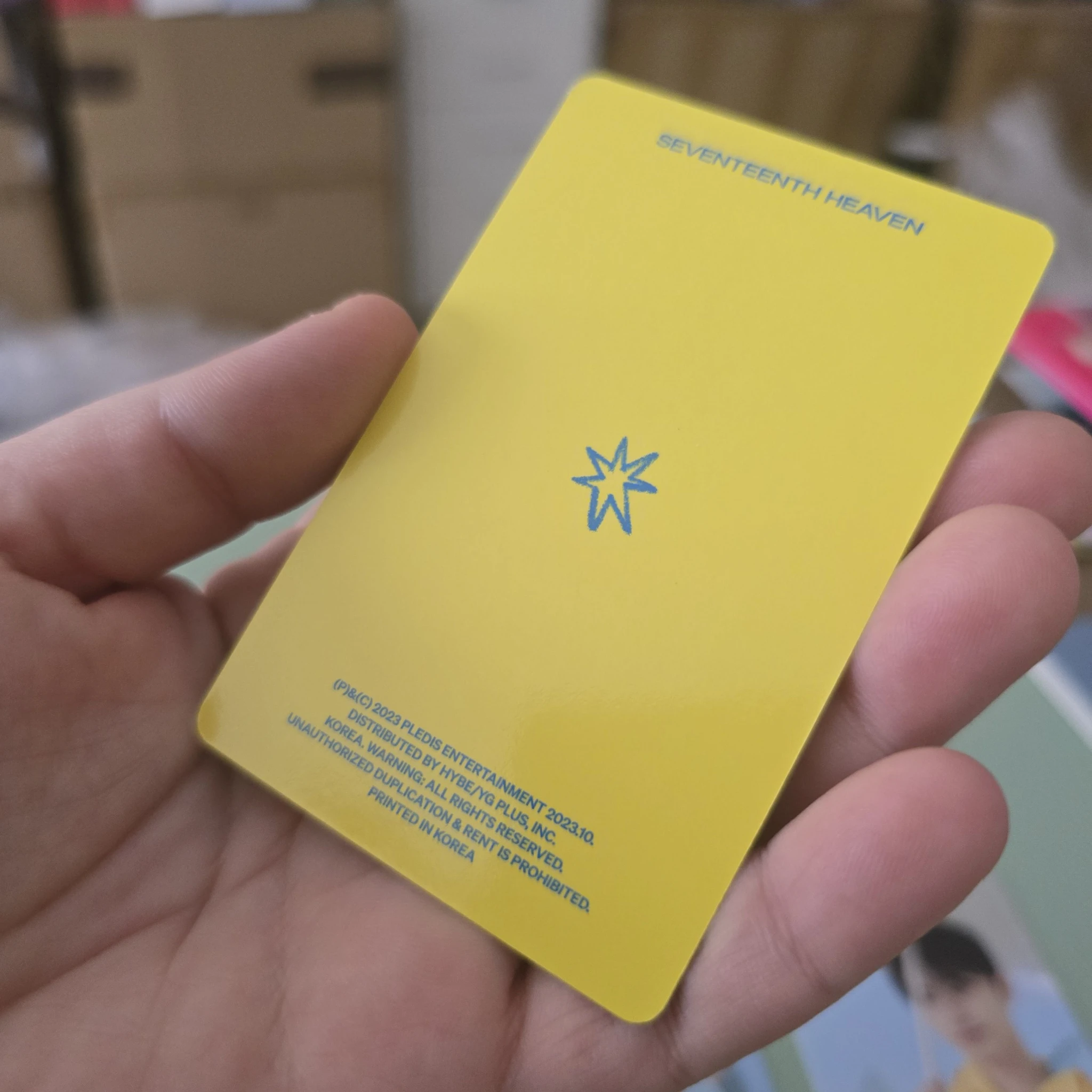 SEVENTEEN Jun SEVENTEEN - Jun - Seventeenth Heaven Album carat version photocard set listing photo 2