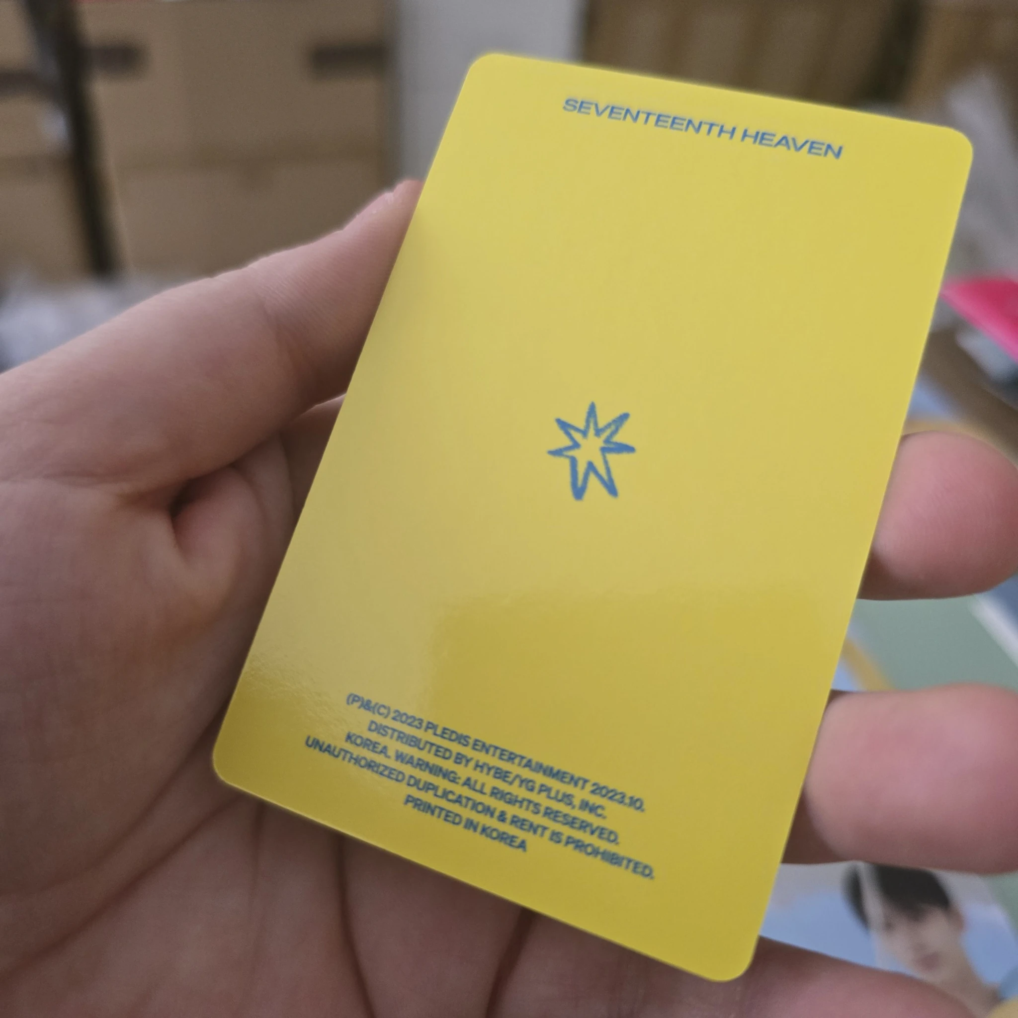 SEVENTEEN Jun SEVENTEEN - Jun - Seventeenth Heaven Album carat version photocard set listing photo 2