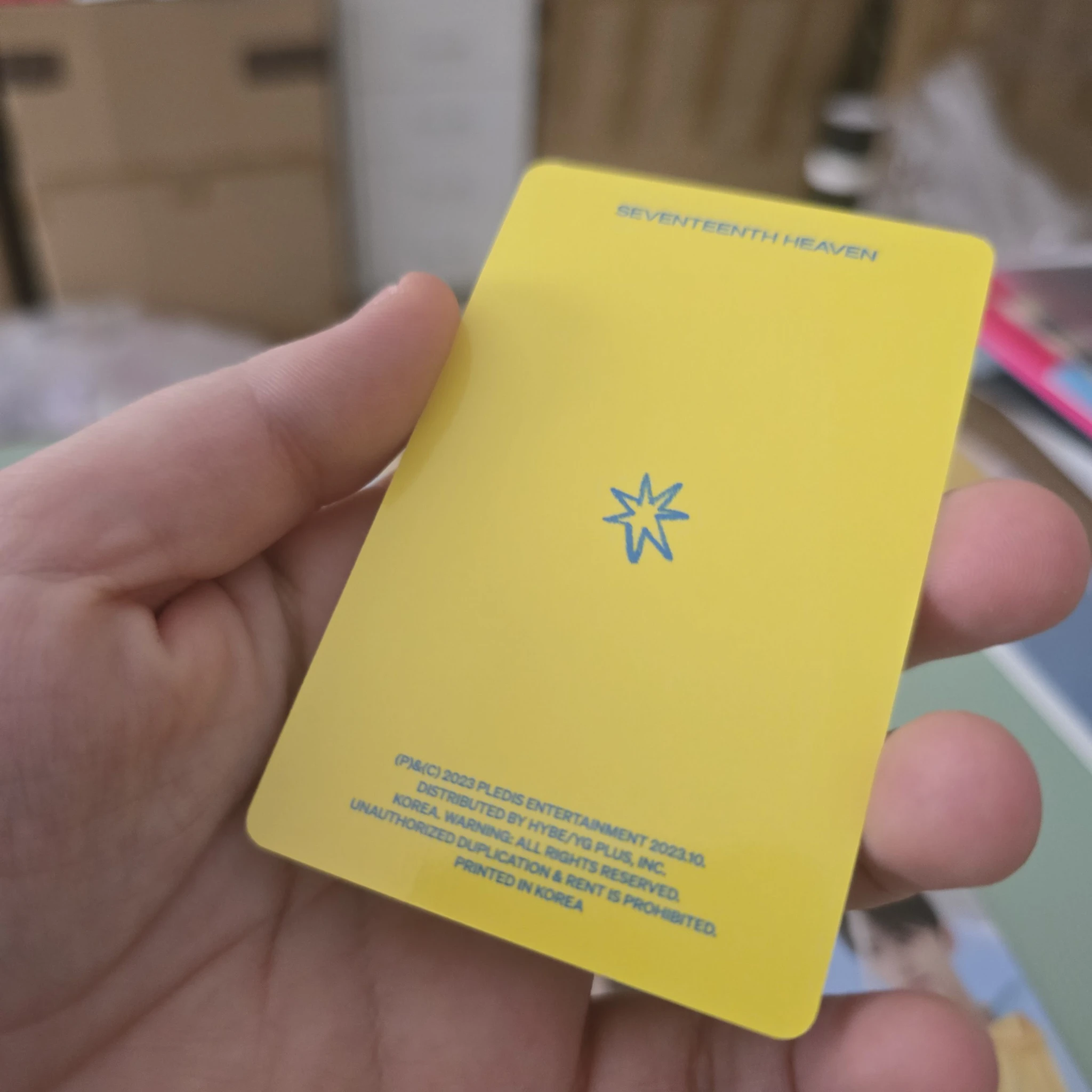 SEVENTEEN Jun SEVENTEEN - Jun - Seventeenth Heaven Album carat version photocard set listing photo 2