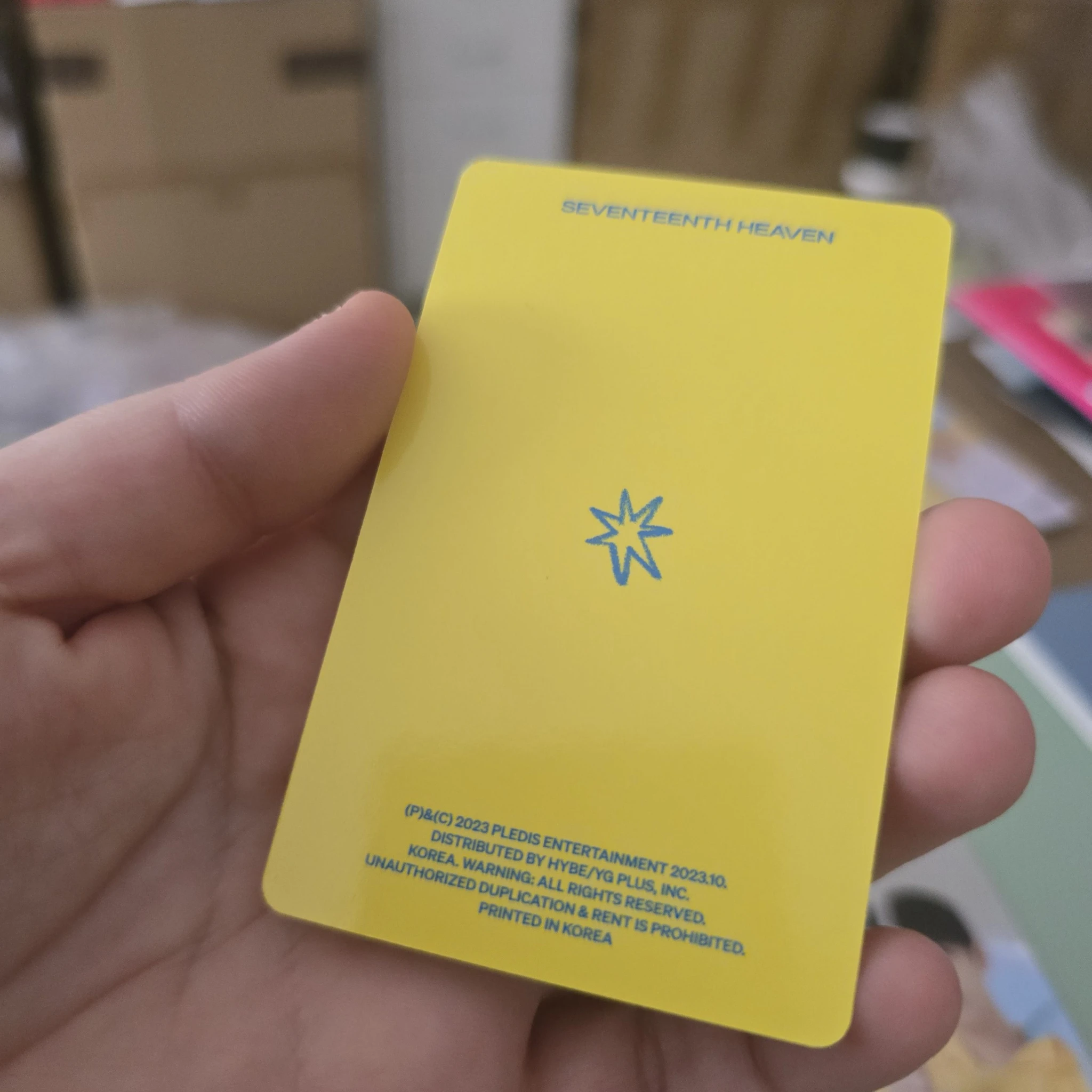 SEVENTEEN Jun SEVENTEEN - Jun - Seventeenth Heaven Album carat version photocard set listing photo 2