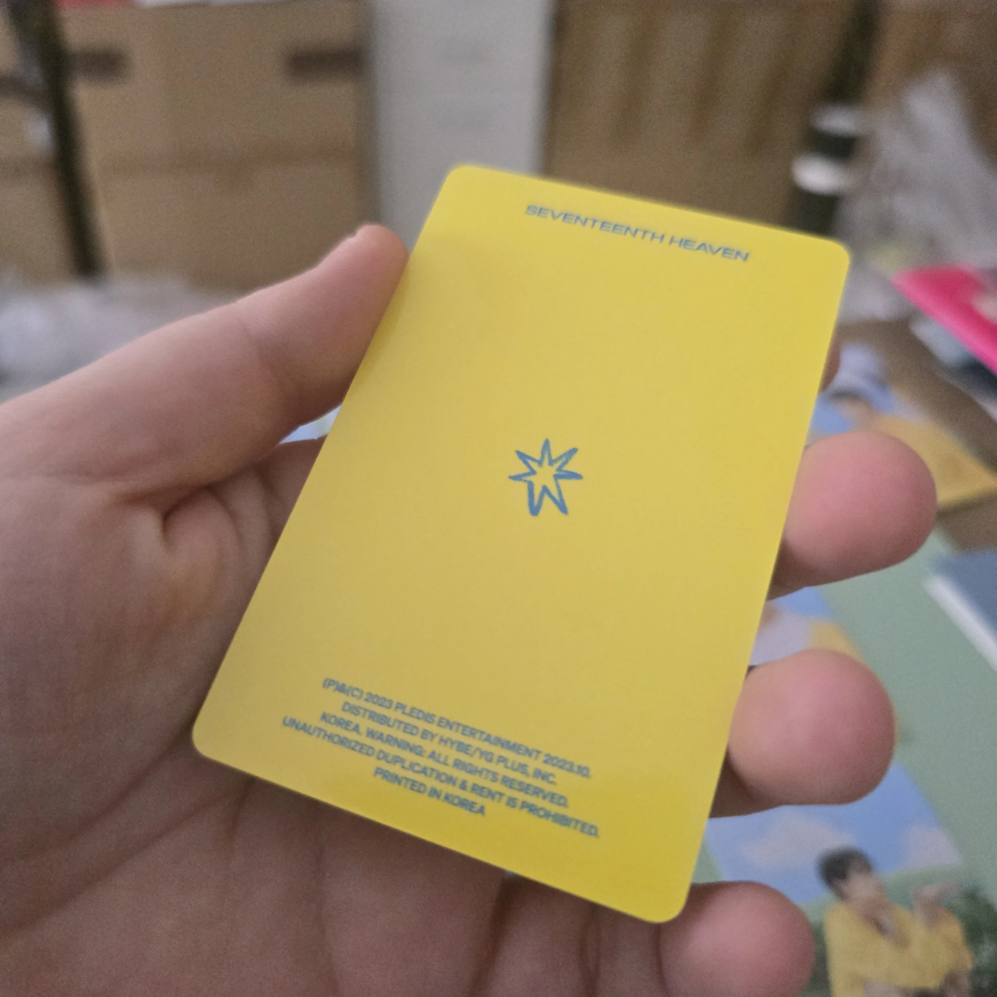 SEVENTEEN Jun SEVENTEEN - Jun - Seventeenth Heaven Album carat version photocard set listing photo 2