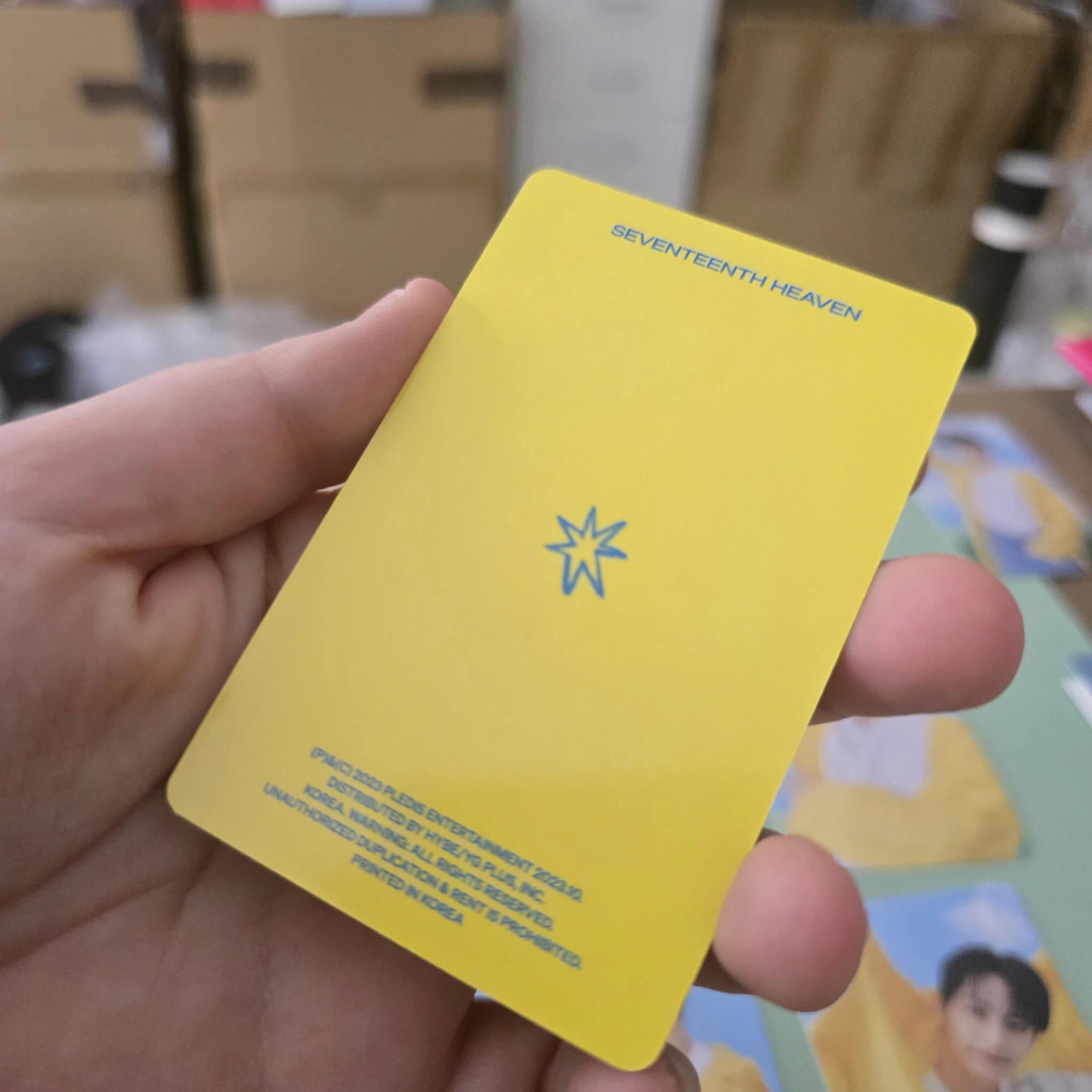 SEVENTEEN Jun SEVENTEEN - Jun - Seventeenth Heaven Album carat version photocard set listing photo 2