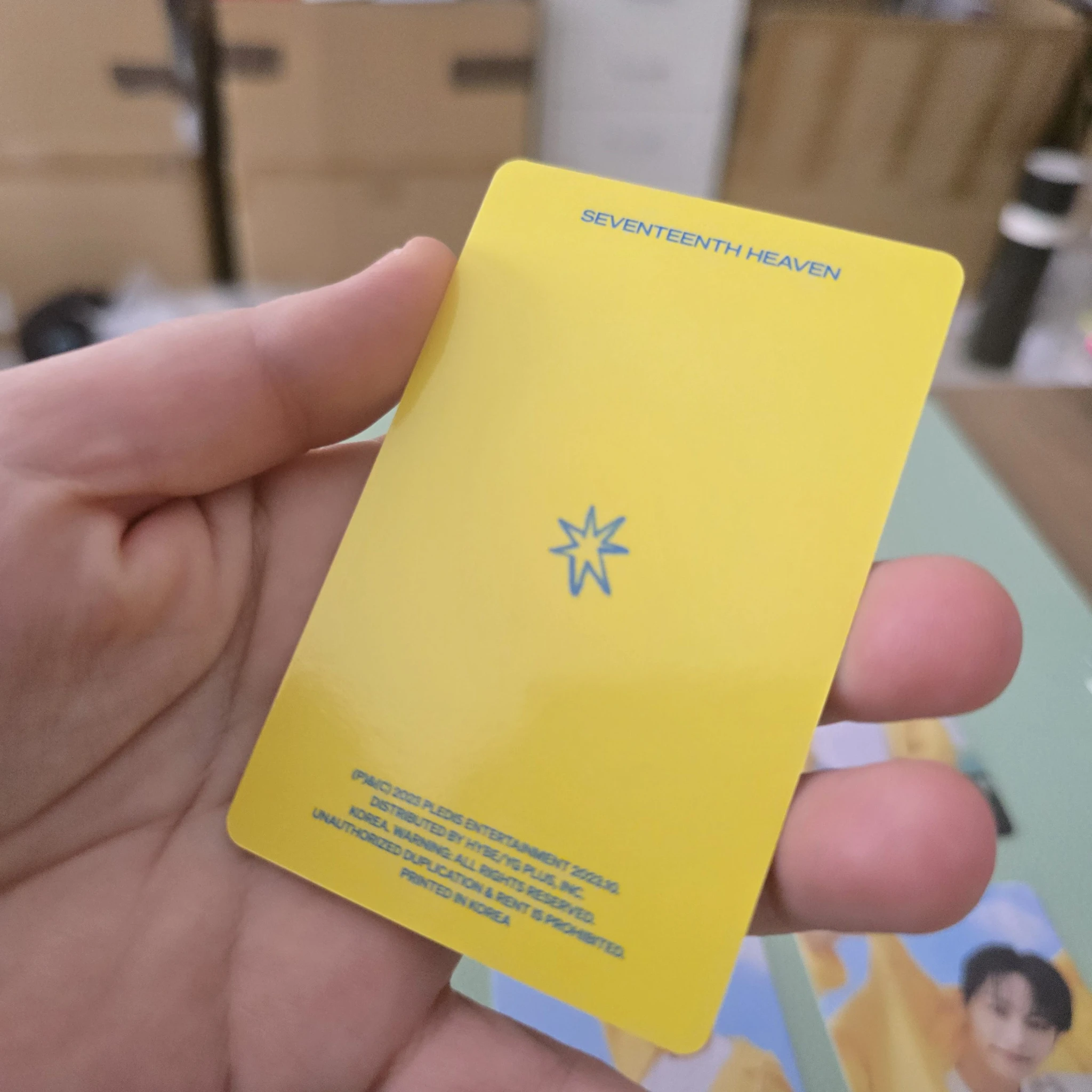 SEVENTEEN Jun SEVENTEEN - Jun - Seventeenth Heaven Album carat version photocard set listing photo 2