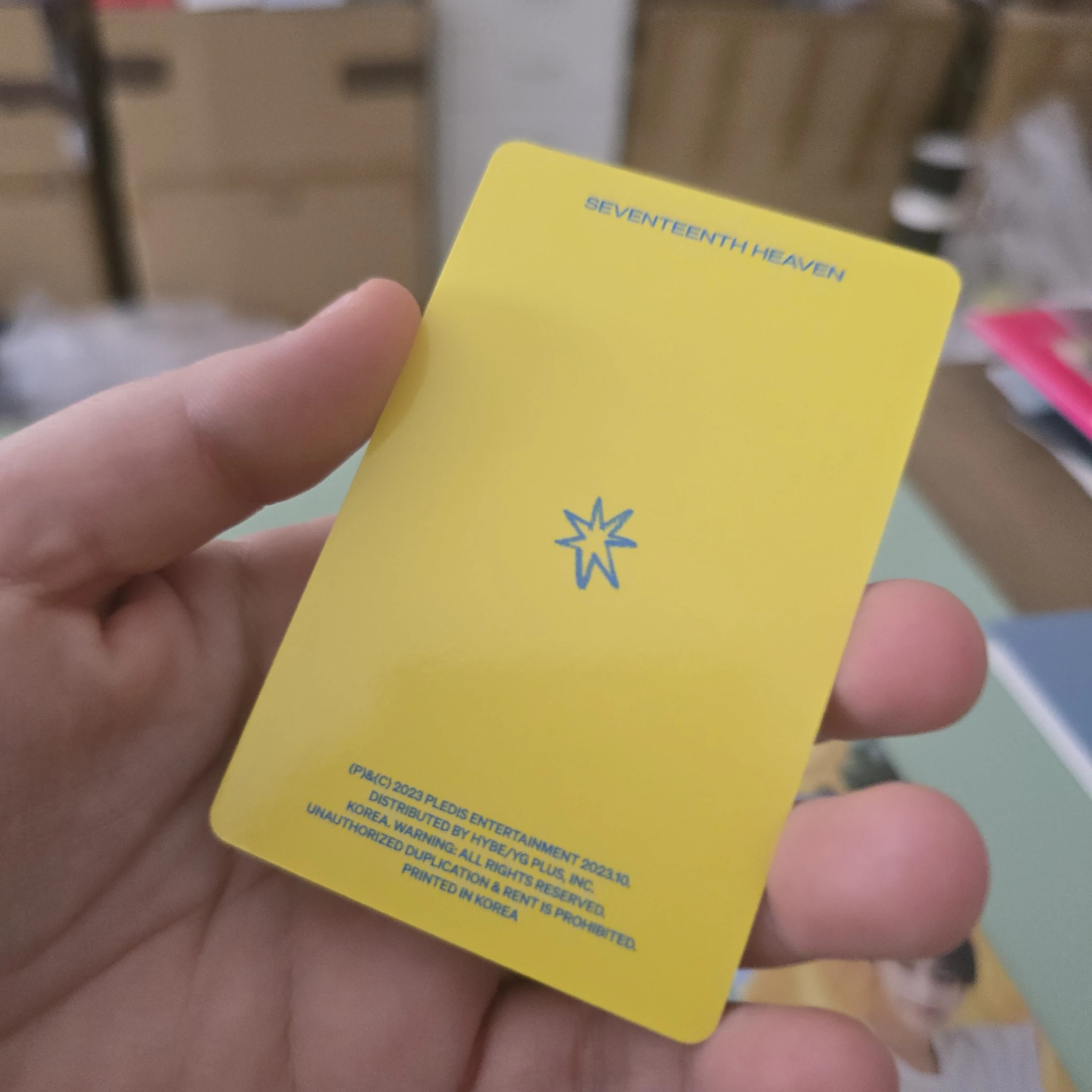 SEVENTEEN Jun SEVENTEEN - Jun - Seventeenth Heaven Album carat version photocard set listing photo 2