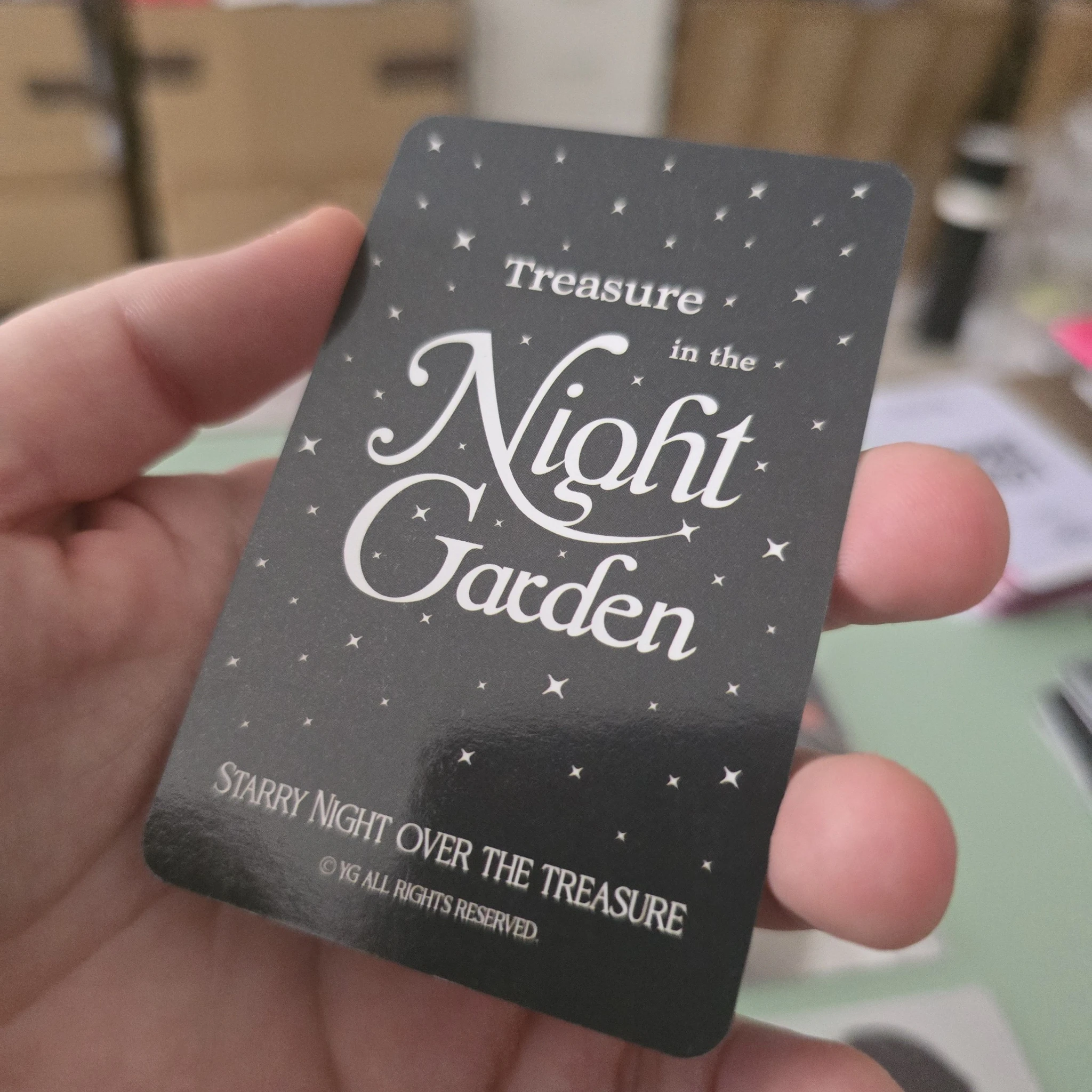TREASURE Jihoon TREASURE - Jihoon - Treasure in the Night Garden Other trading card merch photocard B version listing photo 2