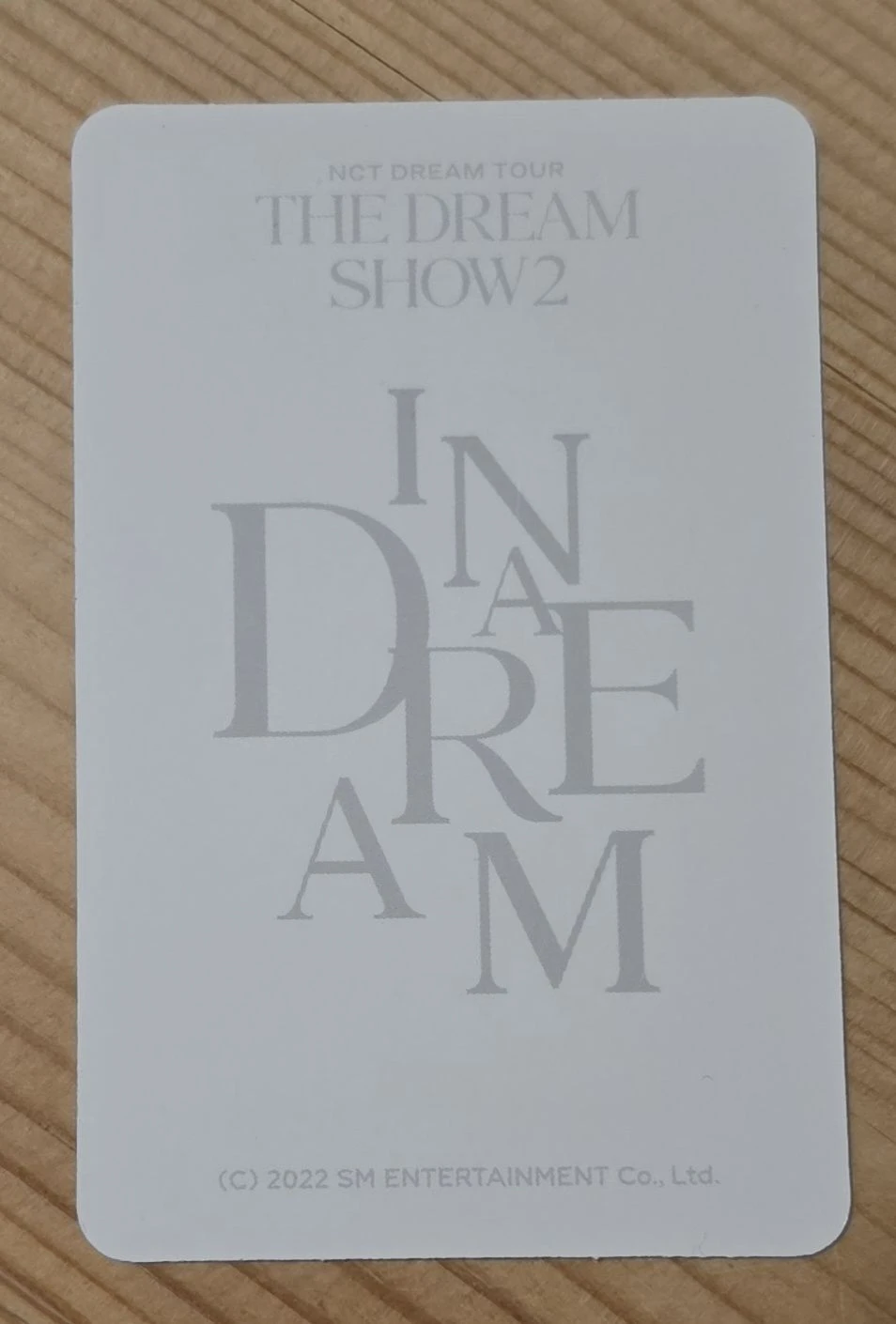 NCT DREAM Chenle NCT DREAM - Chenle - THE DREAM SHOW 2 : IN YOUR DREAM  Event merch photocard fortune scratch card listing photo 2