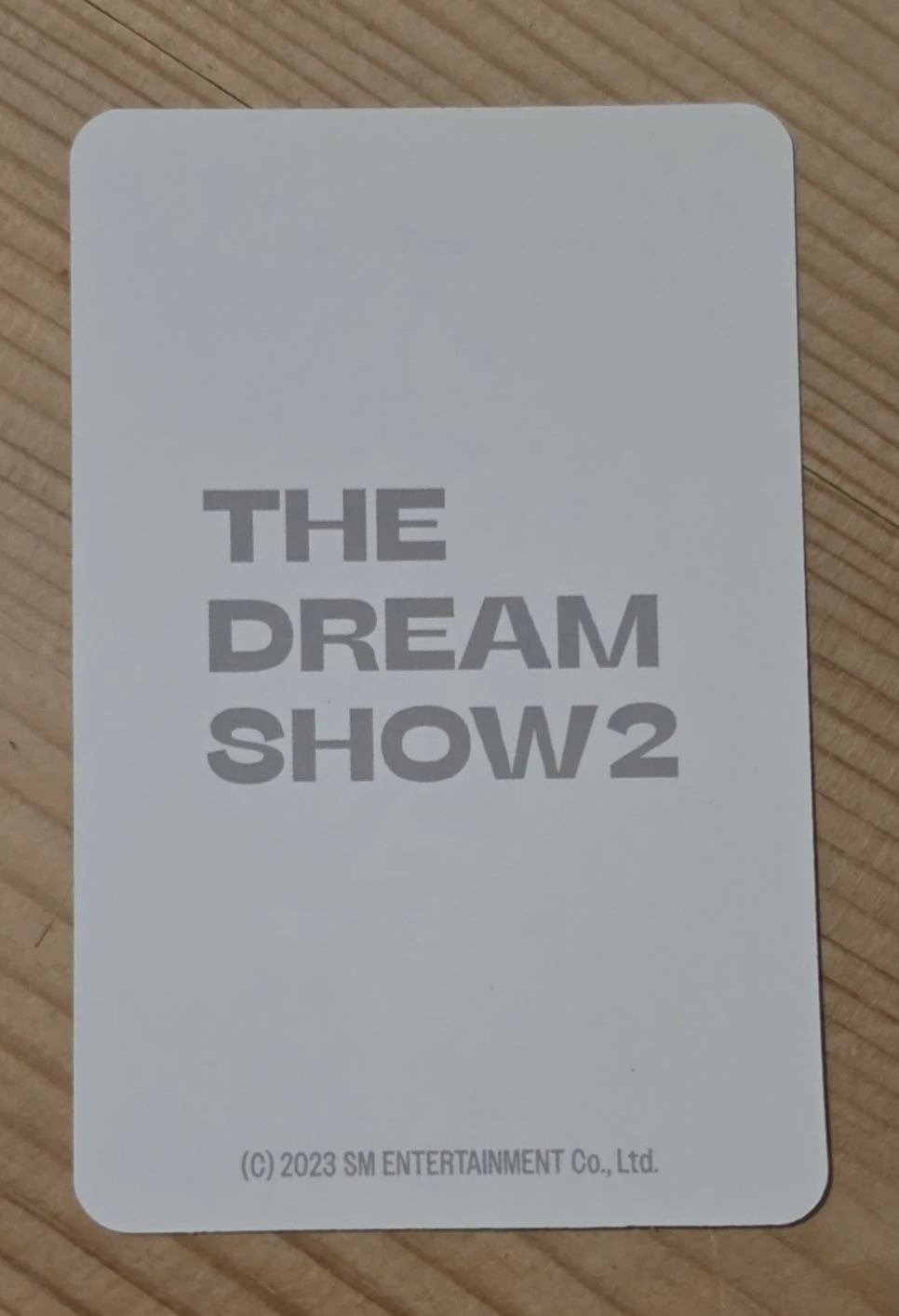 NCT DREAM Renjun NCT DREAM - Renjun - THE DREAM SHOW 2 : IN A DREAM Event merch photocard trading card listing photo 2