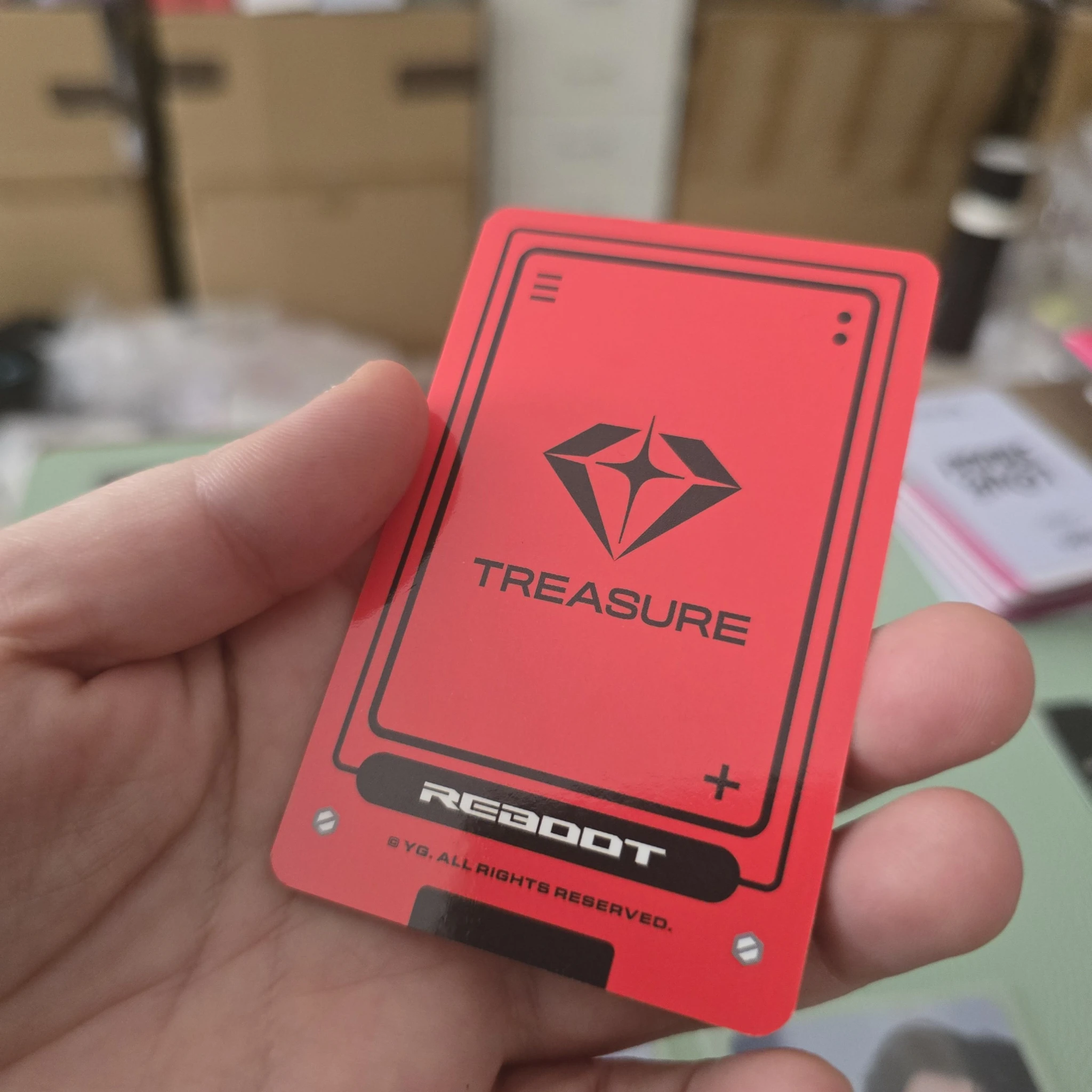 TREASURE Haruto TREASURE - Haruto - REBOOT Album Pop up trading cards pop-up store pop-up card bulk pack listing photo 2