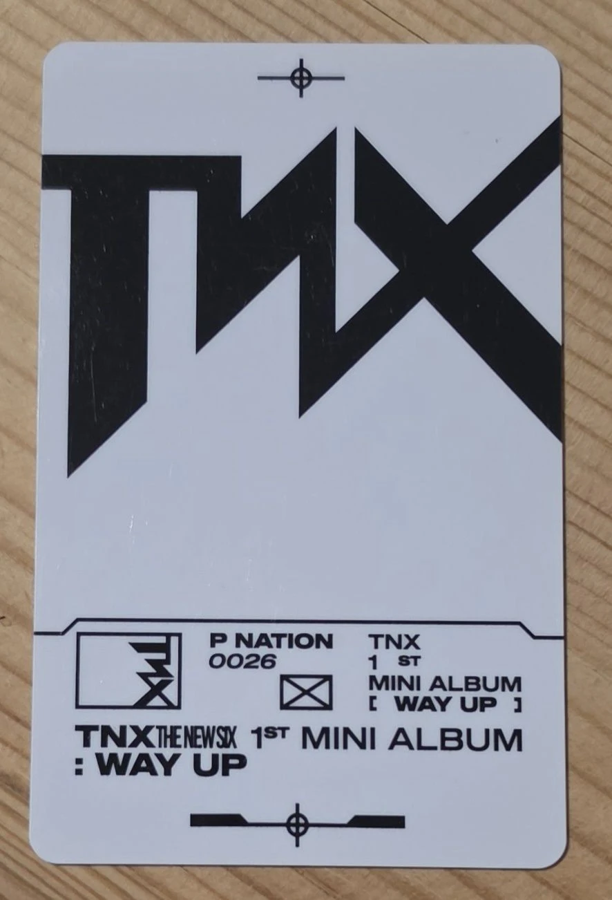 TNX Taehun TNX - Taehun - WAY UP  Album album photocard id card listing photo 2