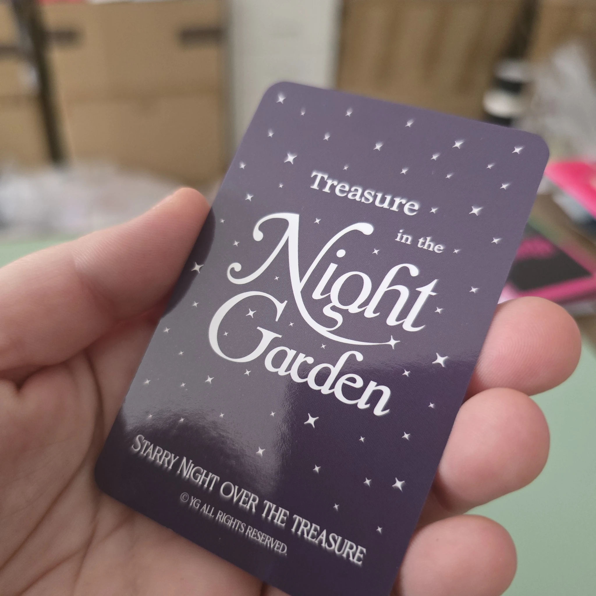 TREASURE Jihoon TREASURE - Jihoon - Treasure in the Night Garden Other merch photocard trading card B version round 2 listing photo 2