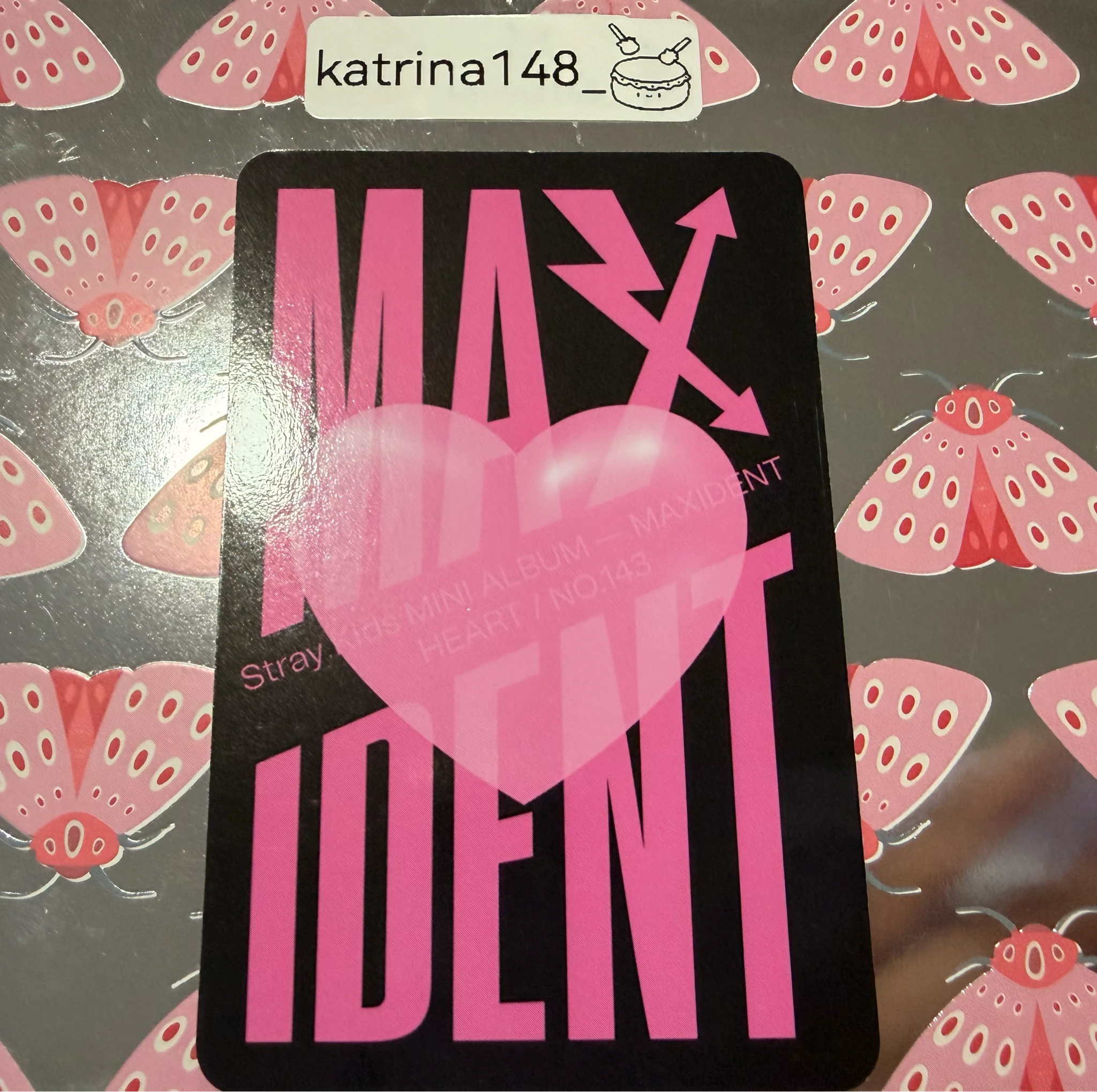 Stray Kids Seungmin Stray Kids - Seungmin - Maxident Album album photocard heart ver. listing photo 2