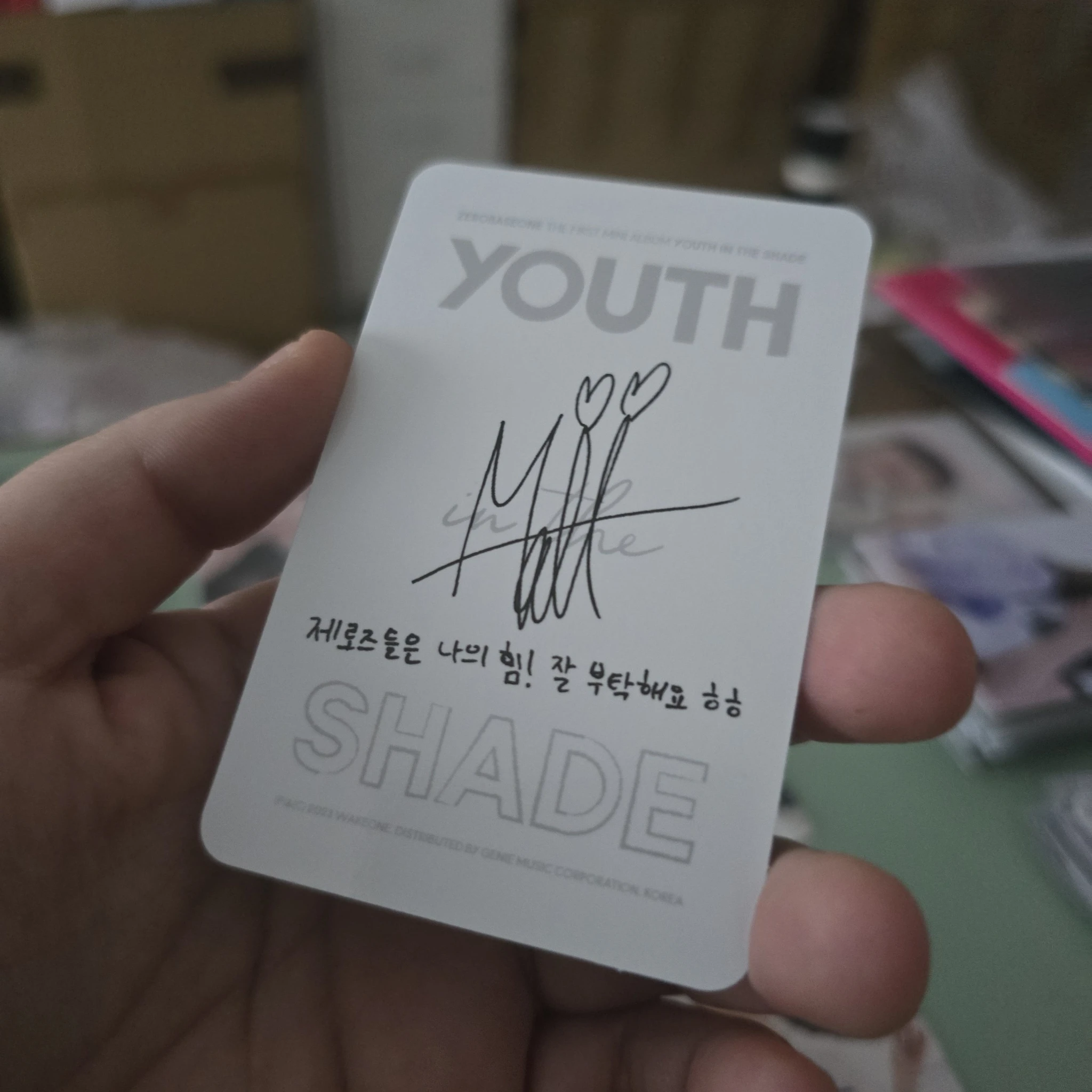 ZEROBASEONE Matthew ZEROBASEONE - Matthew - Youth in the Shade Album album photocard korean album shade version listing photo 2