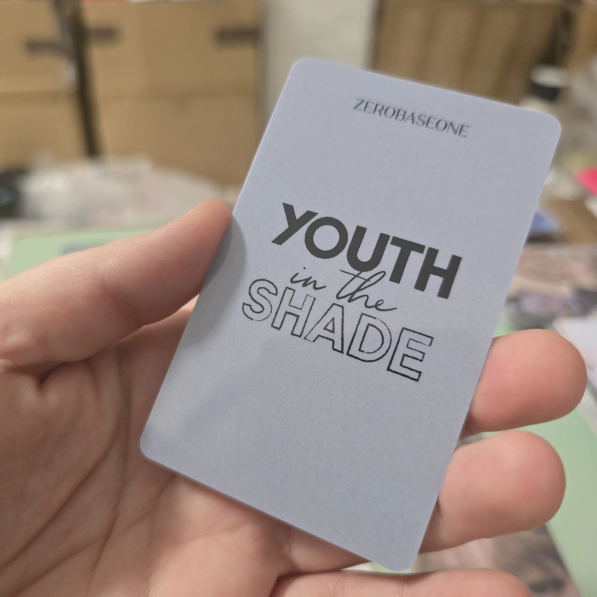 ZEROBASEONE Matthew ZEROBASEONE - Matthew - Youth in the Shade Album withmuu lucky draw pvc card listing photo 2