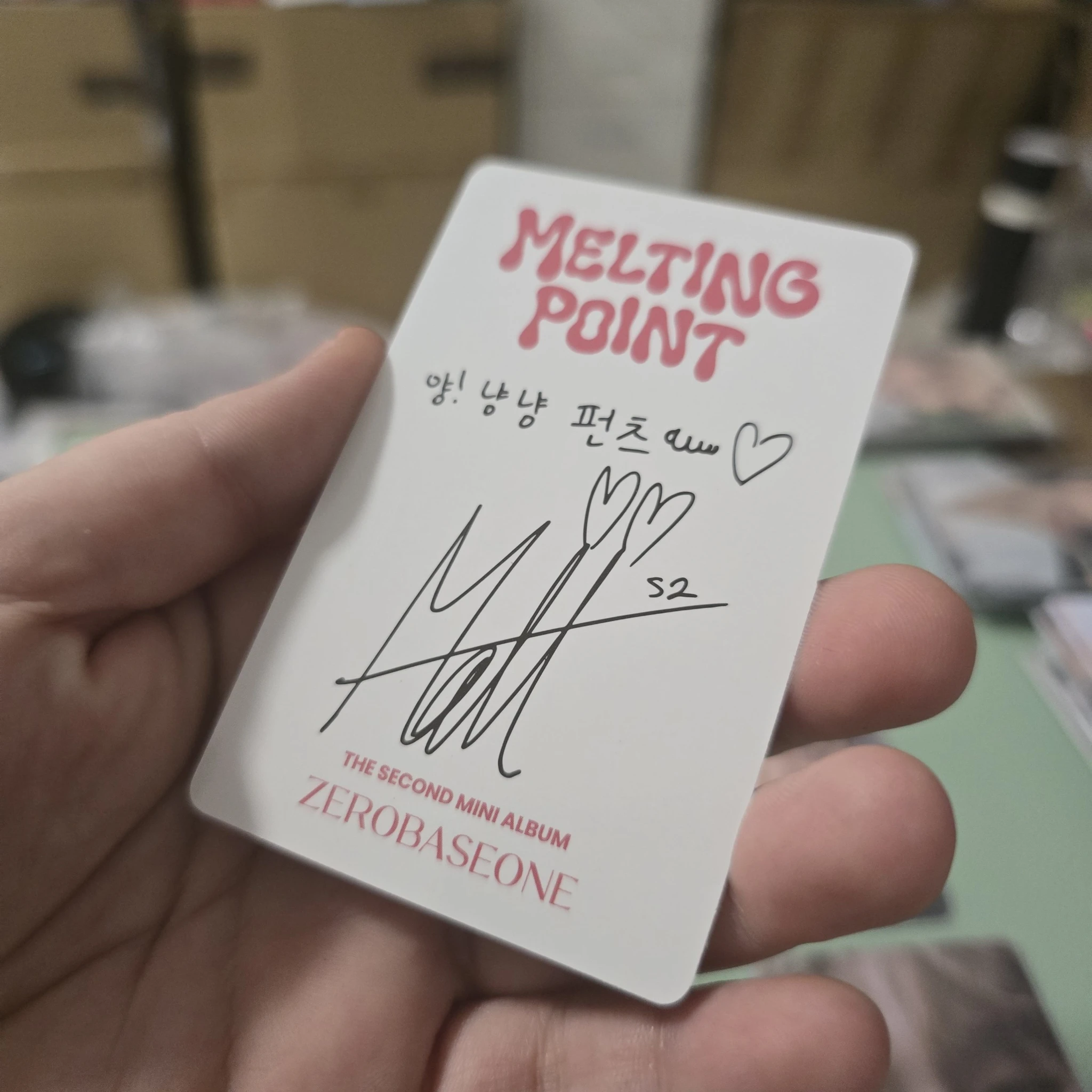 ZEROBASEONE Matthew ZEROBASEONE - Matthew - Melting Point Album fairytale version album photocard A version listing photo 2