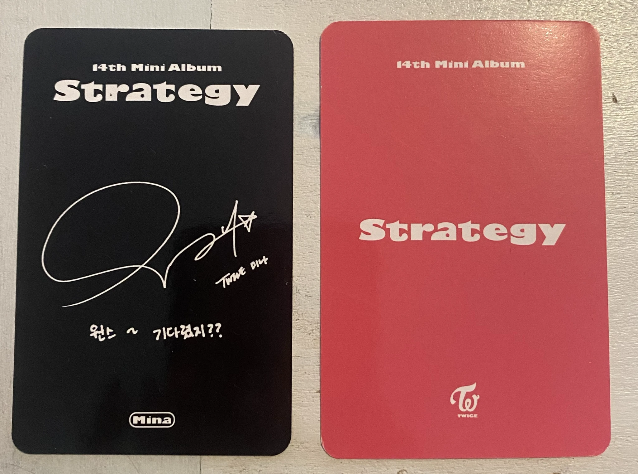 TWICE Mina TWICE-Mina-Album-strategy listing photo 2