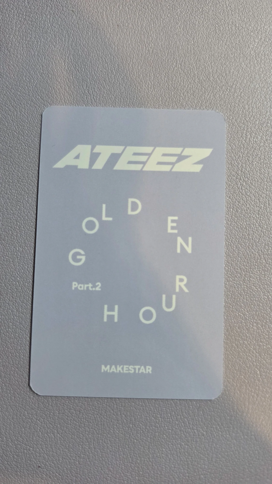 ATEEZ San ATEEZ - San - Golden Hour : Part.2 Album makestar pob (pre-order benefit) lucky draw listing photo 2