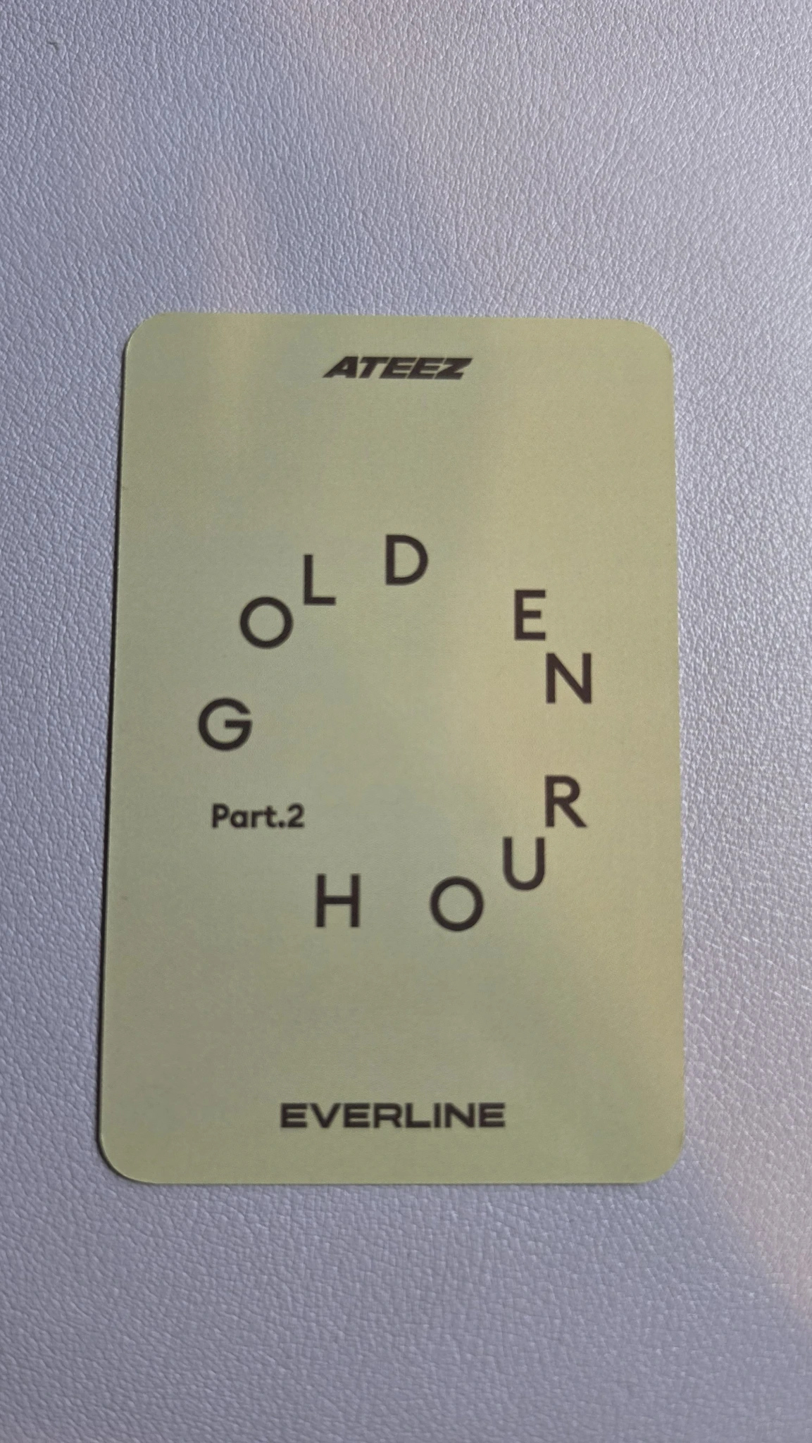 ATEEZ Seonghwa ATEEZ - Seonghwa - Golden Hour : Part 2 Album everline round 2 listing photo 2
