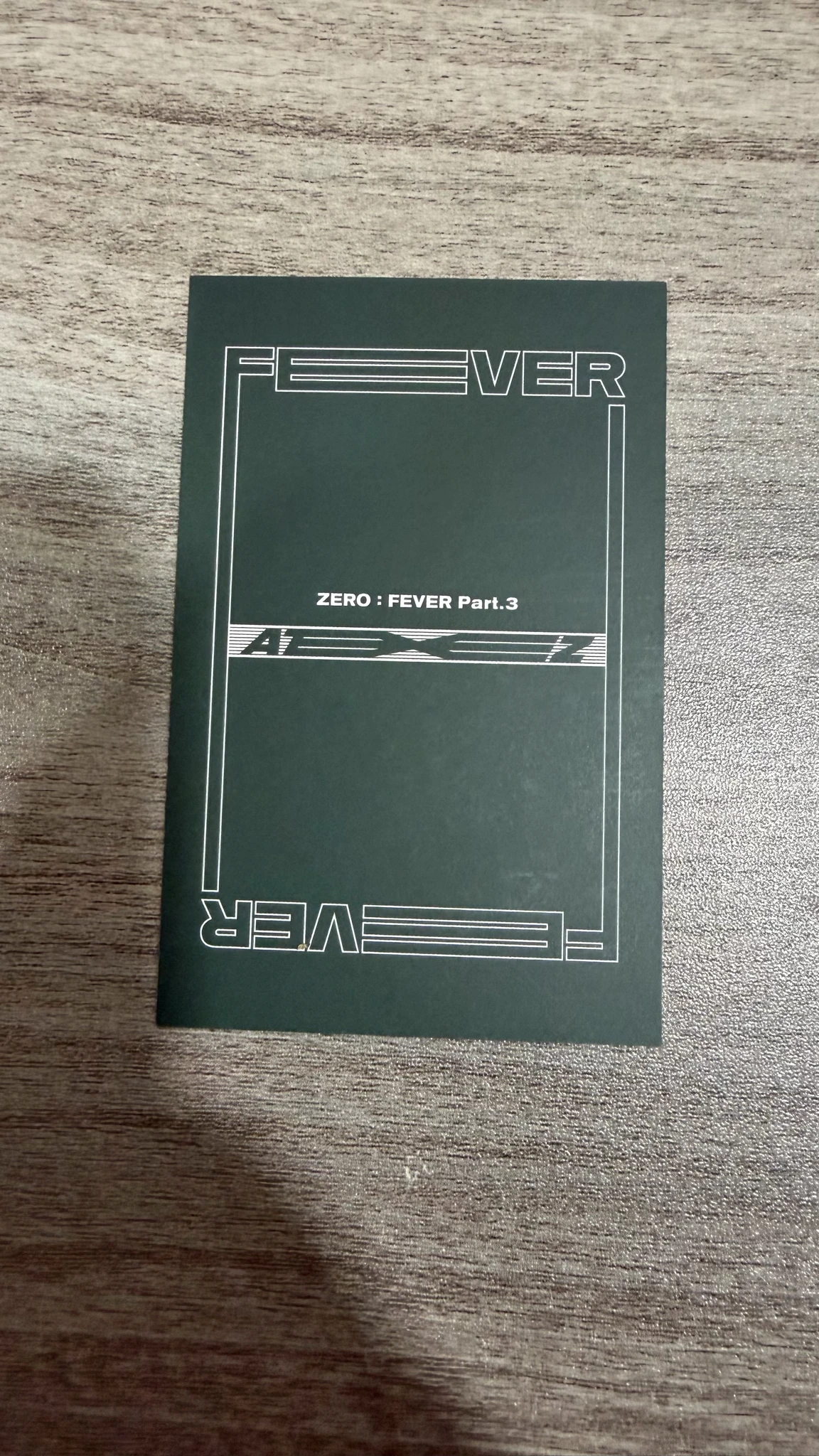 ATEEZ Jongho ATEEZ - Jongho - ZERO : FEVER Part.3 Album A version image card listing photo 2