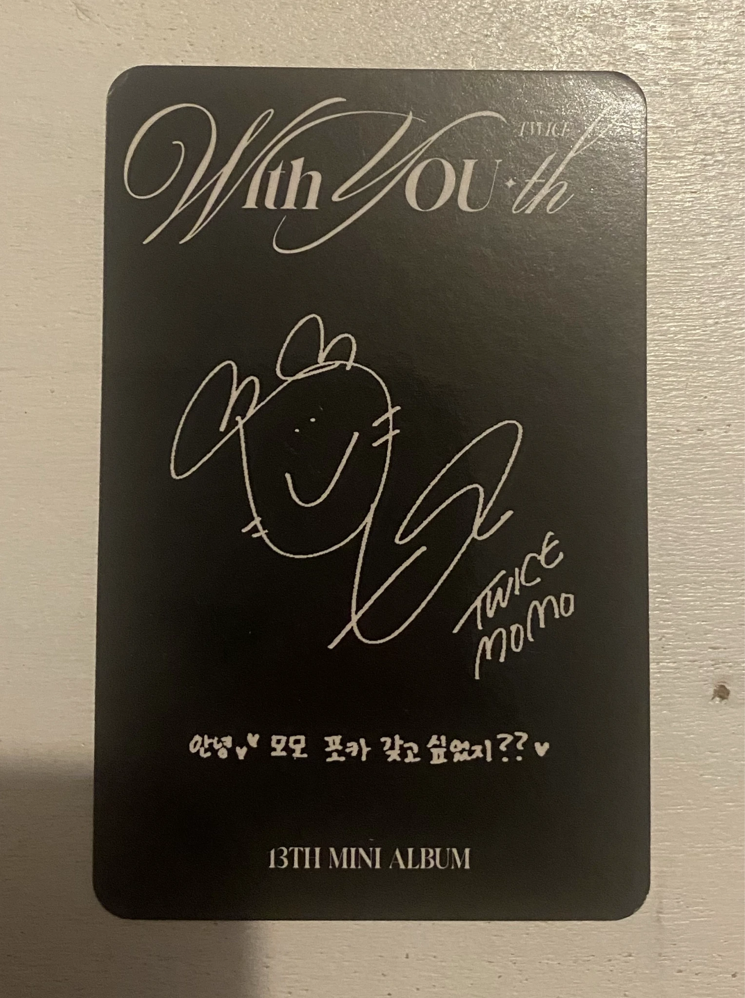 TWICE Momo TWICE-Momo-Album-with you-th listing photo 2