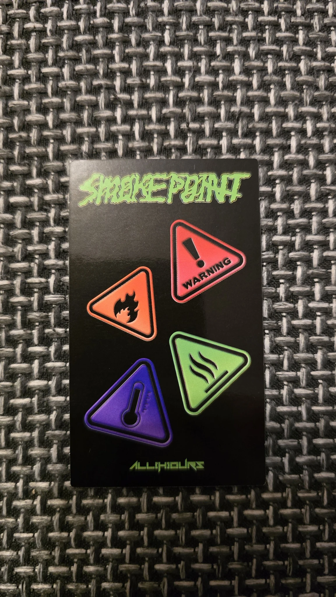 ALL(H)OURS ON:N ALL(H)OURS - ON:N - Smoke Point Album thermo card purity version album inclusion listing photo 2