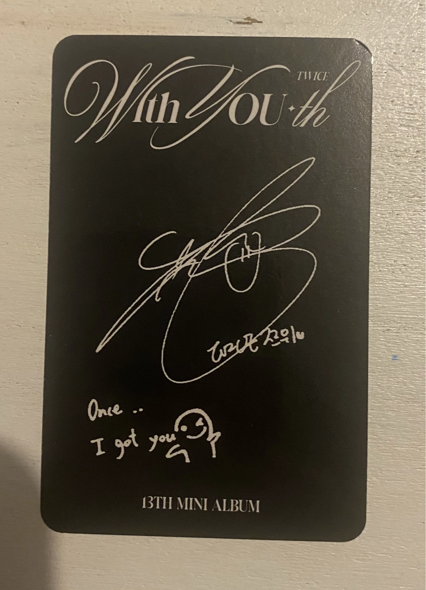 TWICE Tzuyu TWICE-Tzuyu-Album-with you-th listing photo 2
