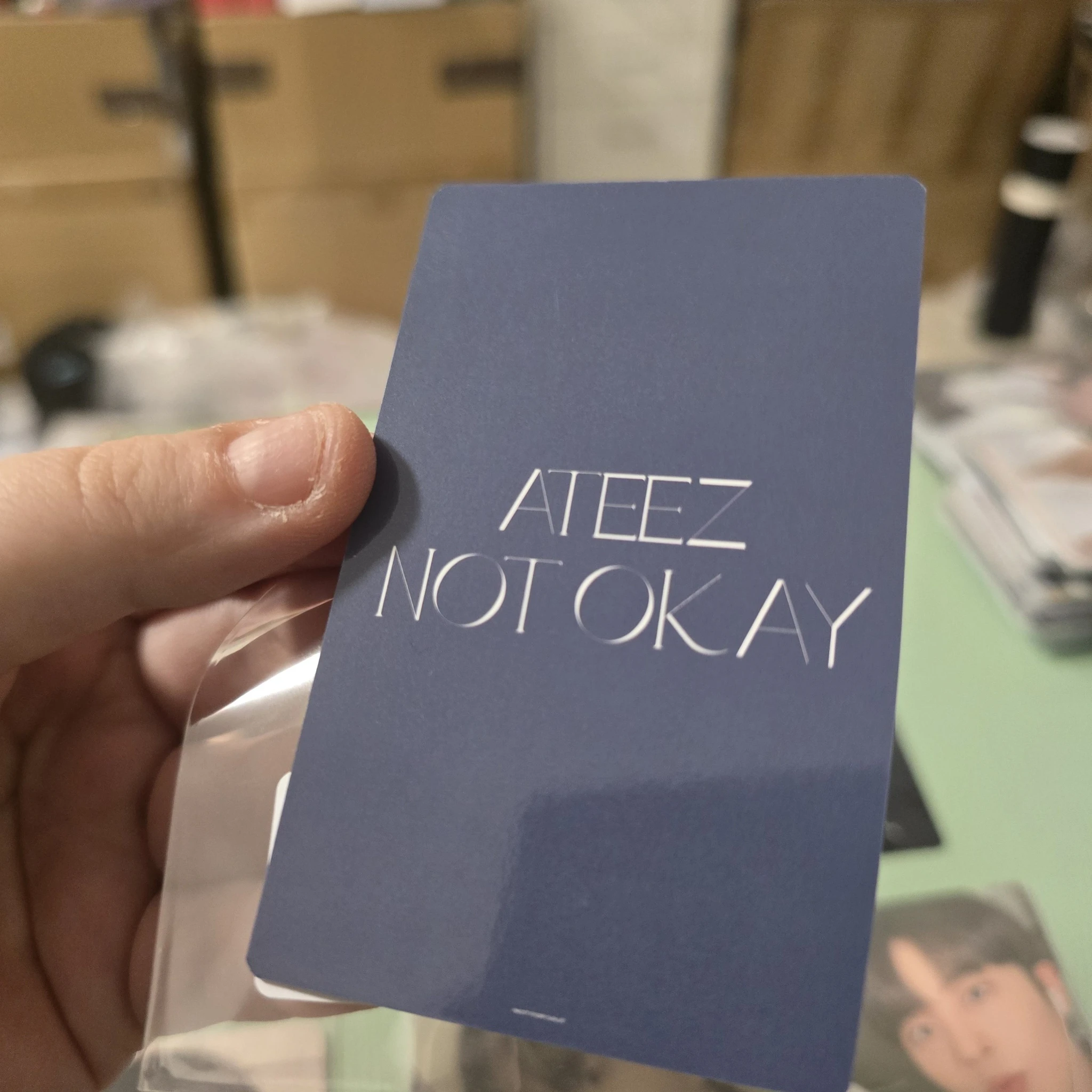 ATEEZ Jongho ATEEZ - Jongho - NOT OKAY Album japanese album pob (pre-order benefit) listing photo 2