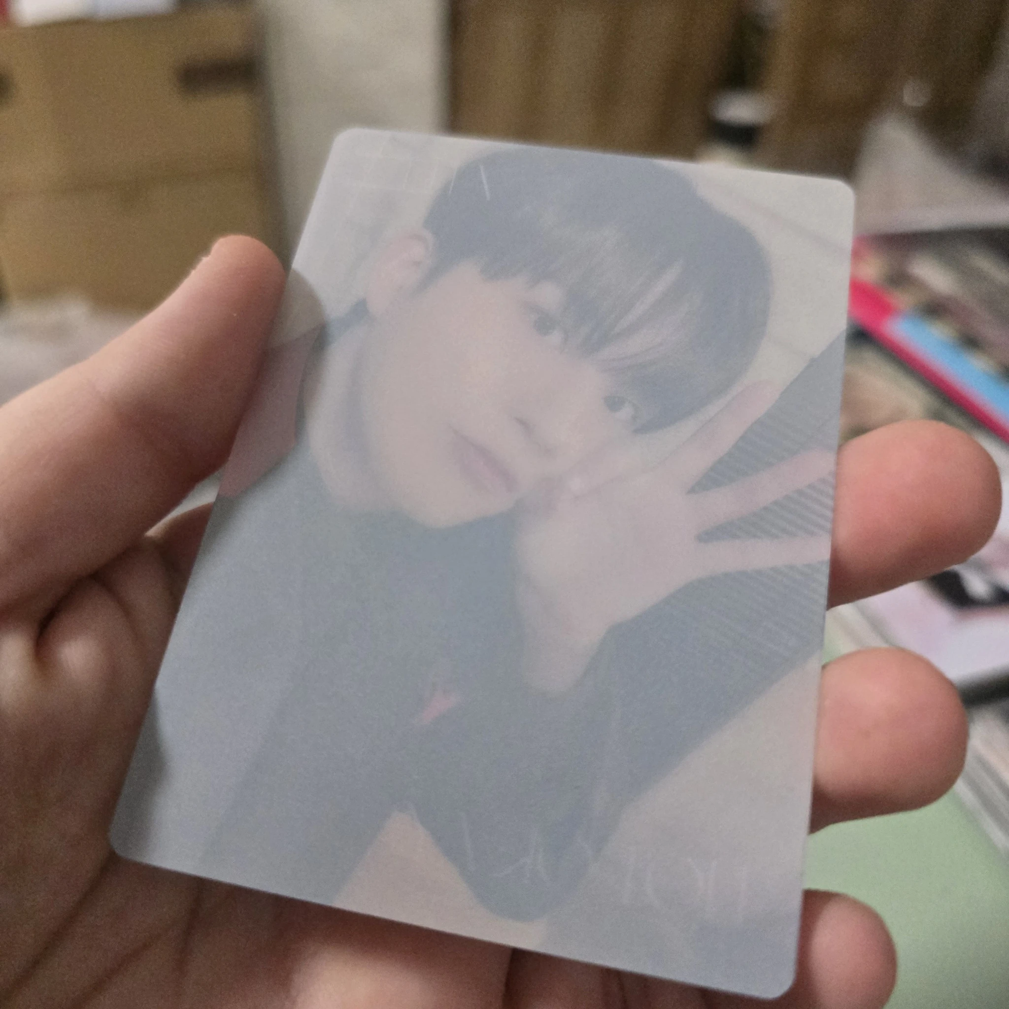 ATEEZ Jongho ATEEZ - Jongho - NOT OKAY Album hmv pob (pre-order benefit) transparent listing photo 2