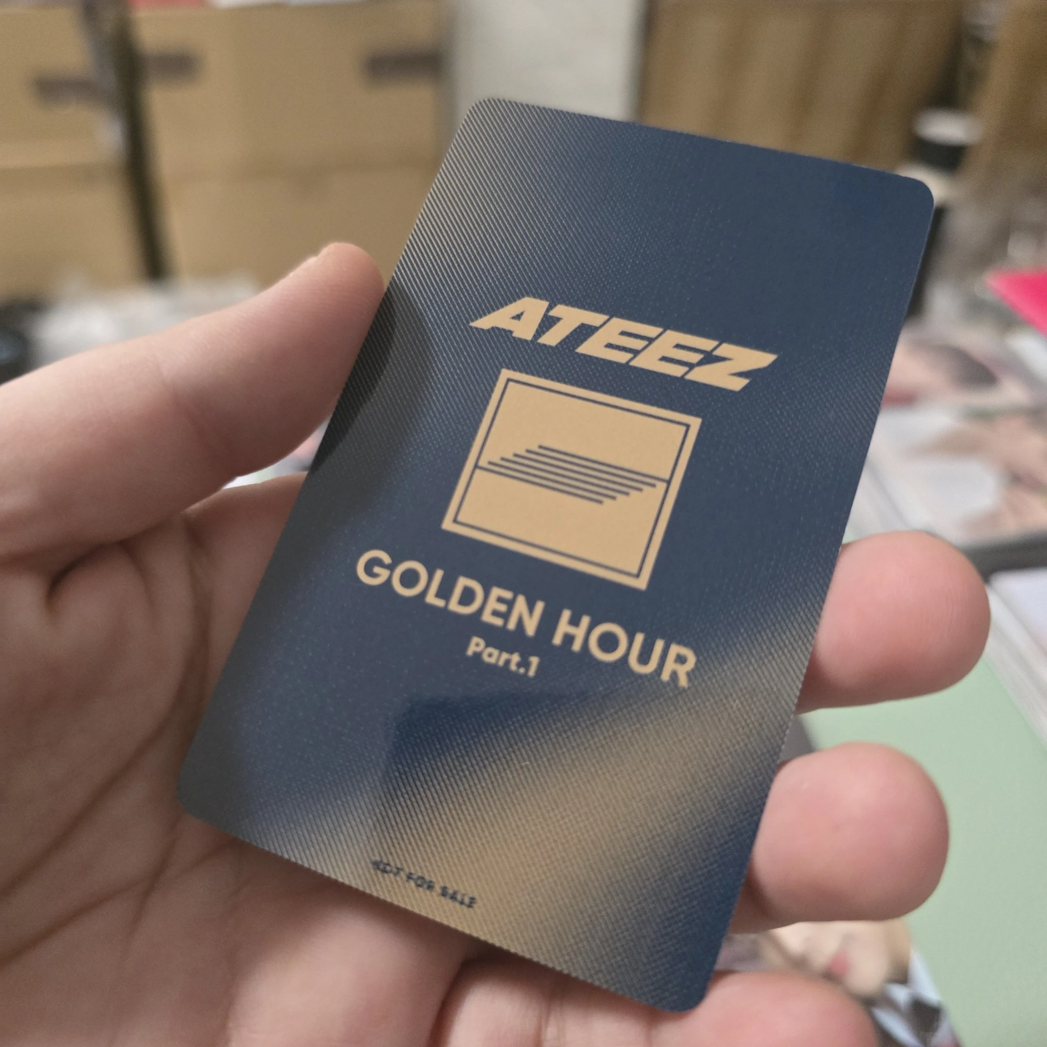 ATEEZ Jongho ATEEZ - Jongho - Golden Hour : Part.1 Album pre-order benefit (pob) japan listing photo 2