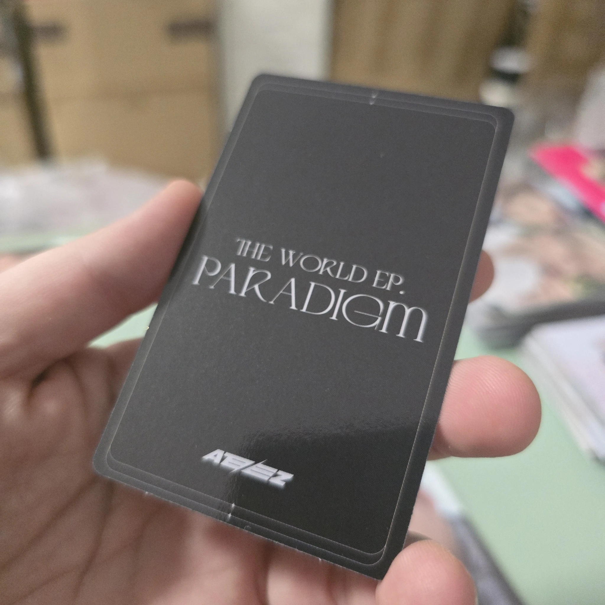 ATEEZ Jongho ATEEZ - Jongho - THE WORLD EP.PARADIGM Album album photocard solo version listing photo 2