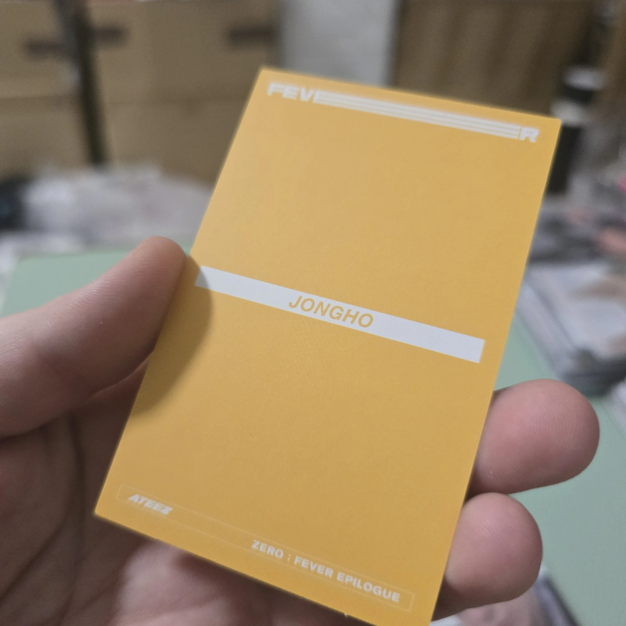 ATEEZ Jongho ATEEZ - Jongho - ZERO : FEVER EPILOGUE Album album photocard Z version limited version listing photo 2