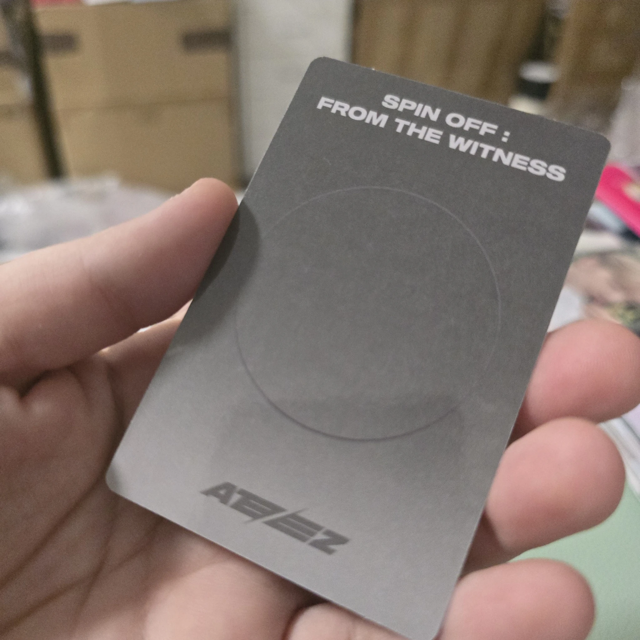 ATEEZ Jongho ATEEZ - Jongho - SPIN OFF : FROM THE WITNESS Album album photocard witness version version 1 listing photo 2
