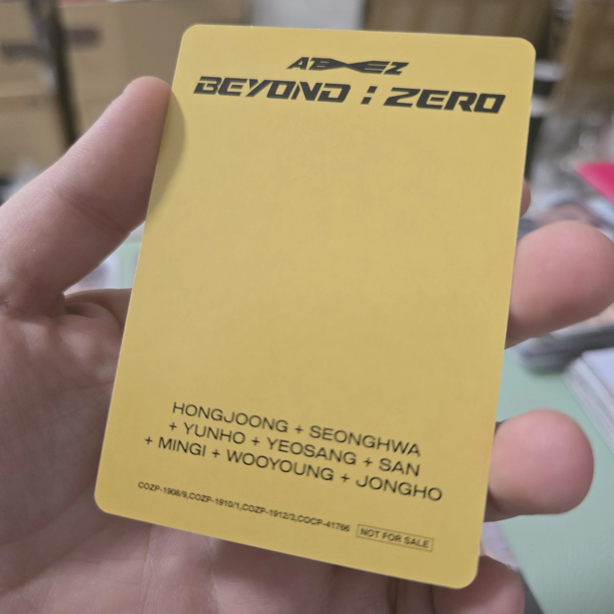 ATEEZ Jongho ATEEZ - Jongho - Into the A to Z Album A version listing photo 2