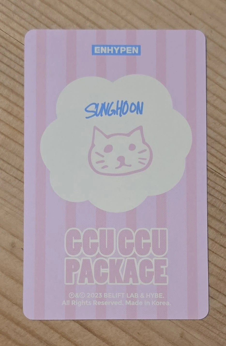 ENHYPEN Sunghoon ENHYPEN - Sunghoon - 2023 GGU GGU Package Other listing photo 2