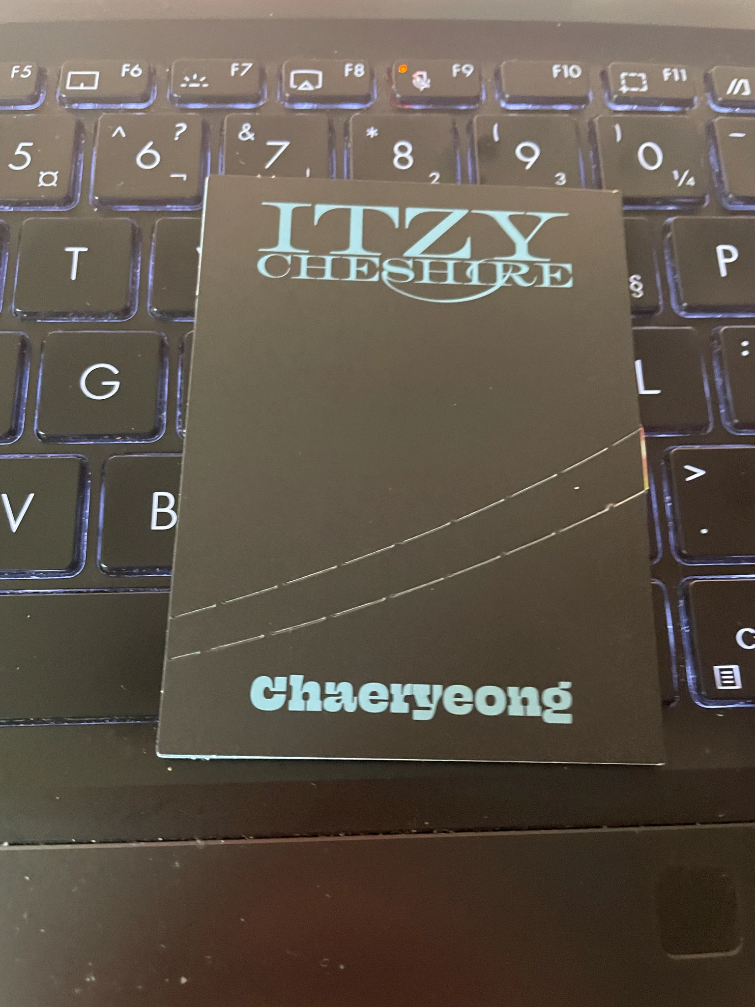 ITZY Chaeryeong ITZY - Chaeryeong - Cheshire Album album photocard non-selfie non-standard size message card special version B version listing photo 2