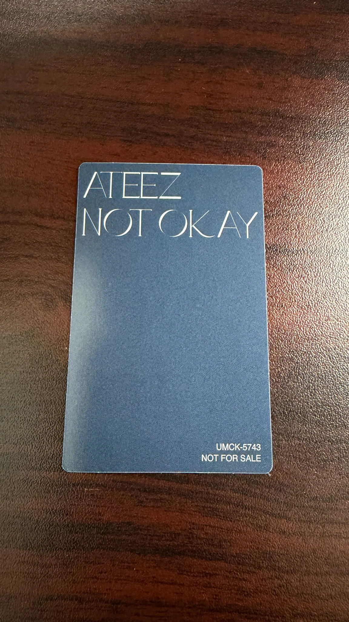 ATEEZ Mingi ATEEZ - Mingi - NOT OKAY Album C version standard version listing photo 2