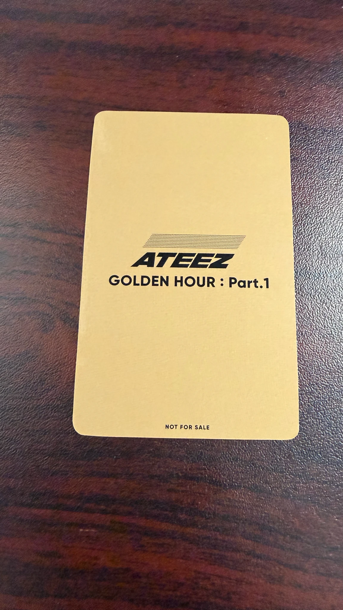 ATEEZ Mingi ATEEZ - Mingi - GOLDEN HOUR : Part.1 Album lucky draw (LD) tower records japan listing photo 2