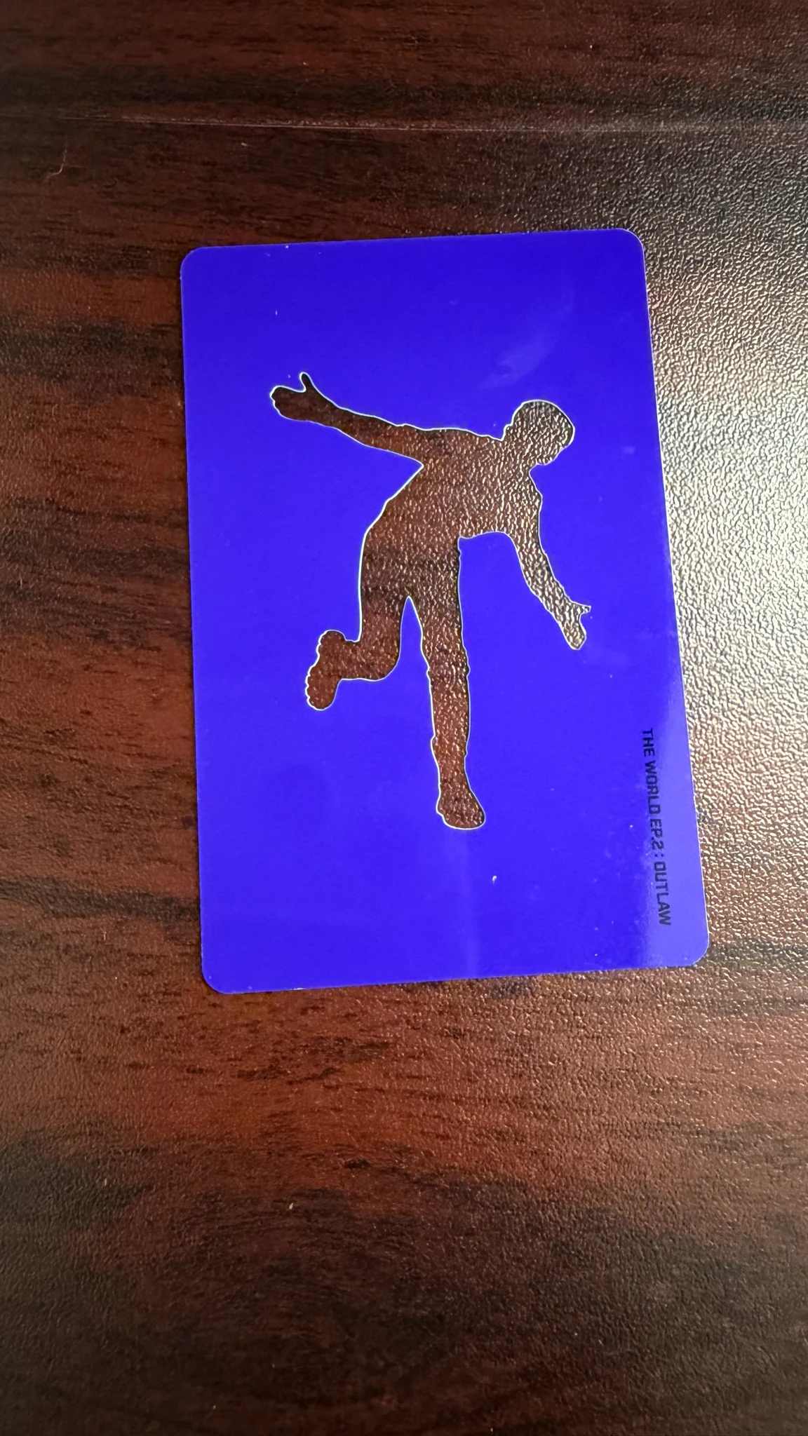 ATEEZ Hongjoong ATEEZ - Hongjoong - THE WORLD EP.2 : OUTLAW Album album photocard diary version action card listing photo 2