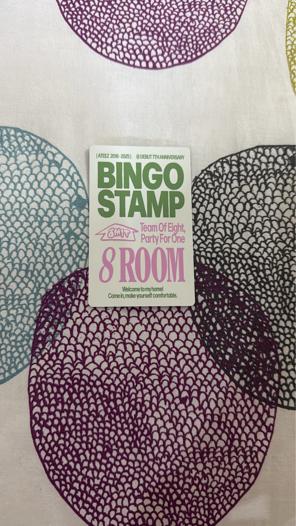 ATEEZ Yunho ATEEZ - Yunho - 8ROOM Other bingo 7th anniversary listing photo 2