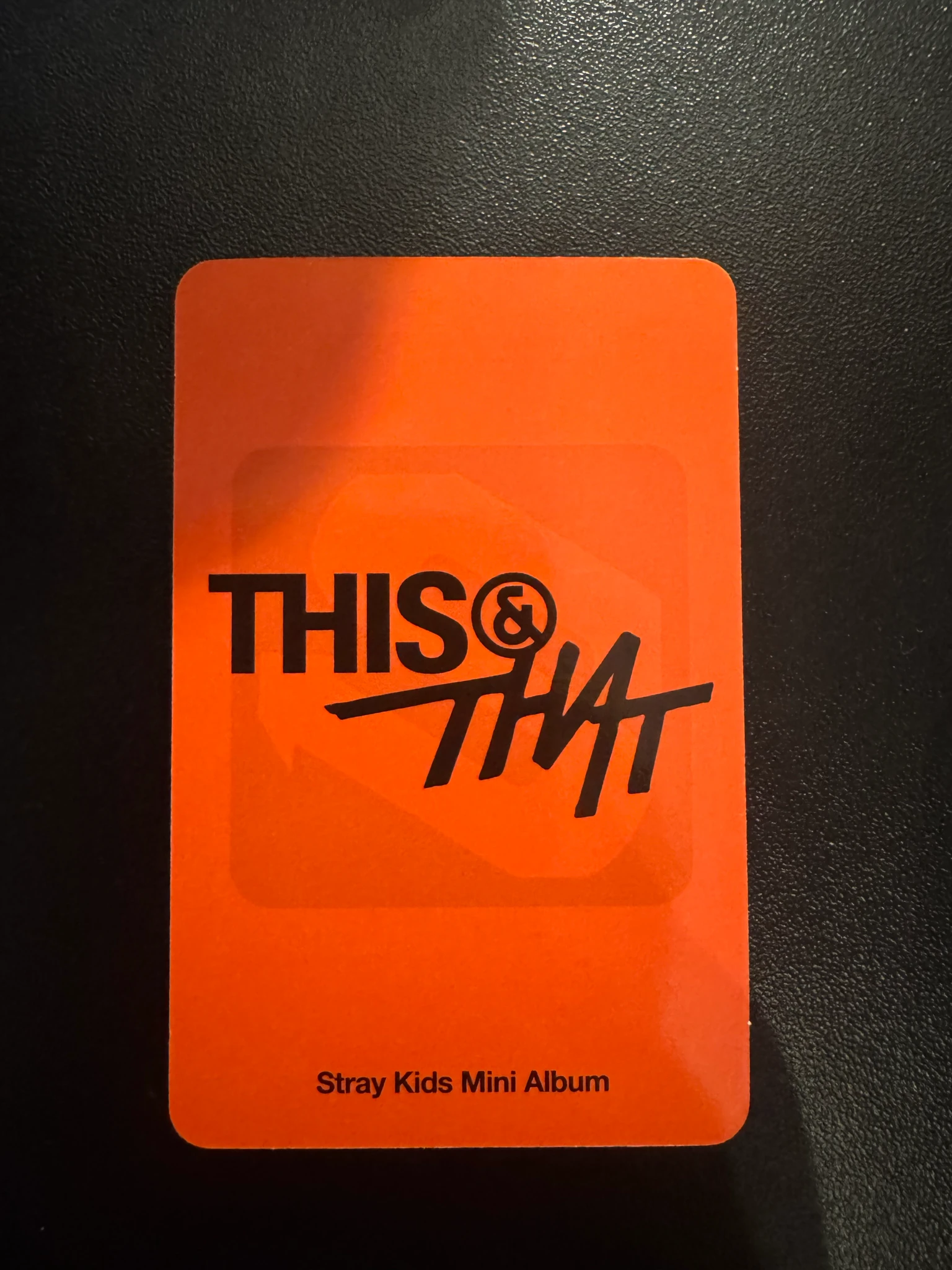 Stray Kids Hyunjin Stray Kids - Hyunjin - This & That Album album photocard platinum version random photocard fans album version listing photo 2